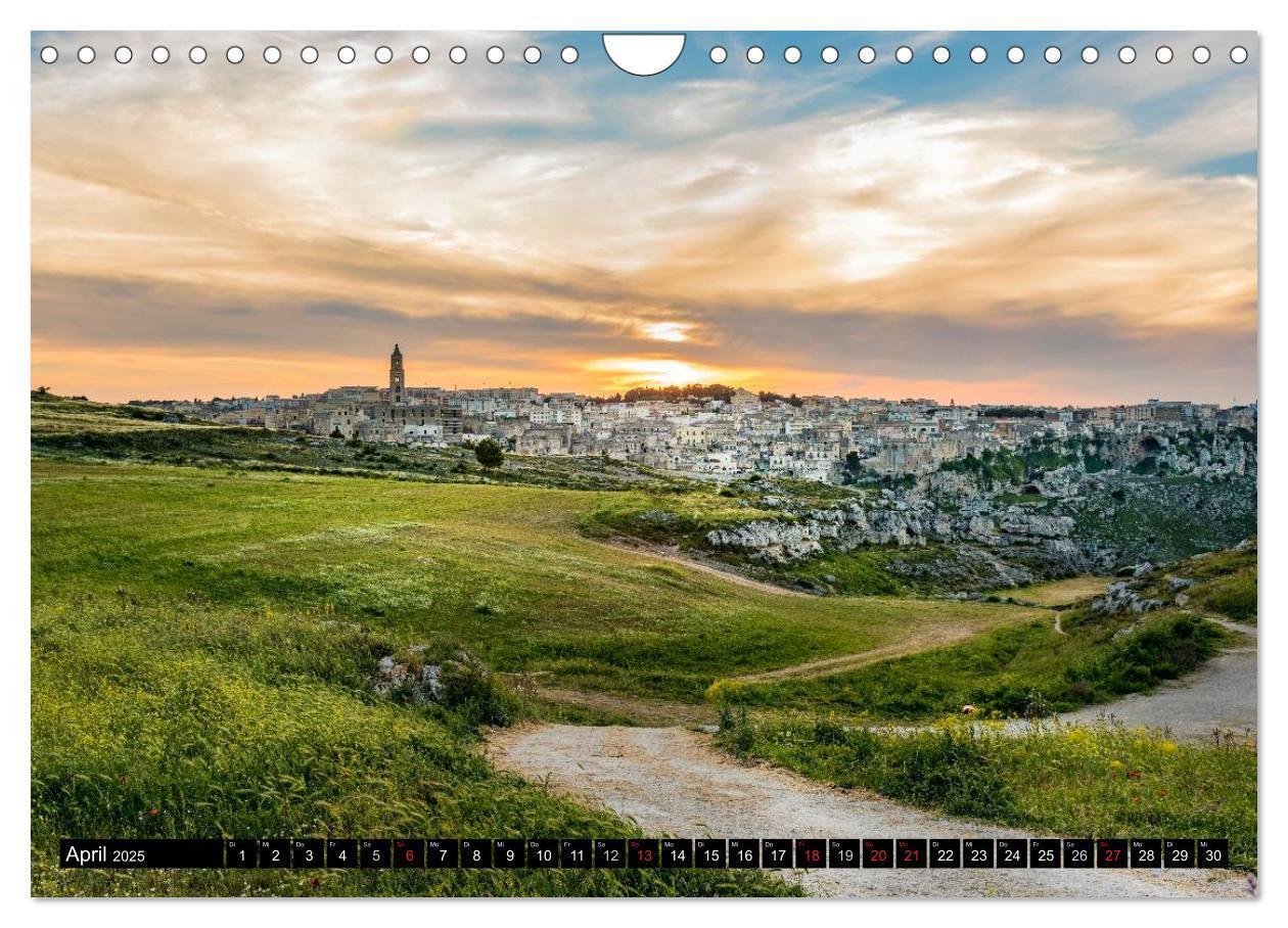 Bild: 9783435466702 | Matera (Wandkalender 2025 DIN A4 quer), CALVENDO Monatskalender | 2025