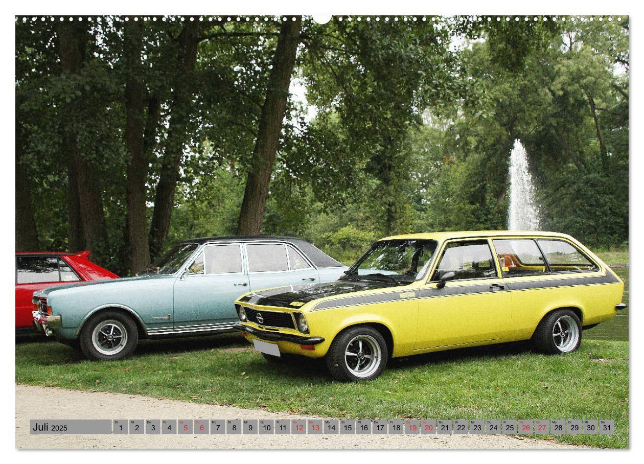 Bild: 9783435157792 | Opel Oldtimer mit dem Blitz (Wandkalender 2025 DIN A2 quer),...