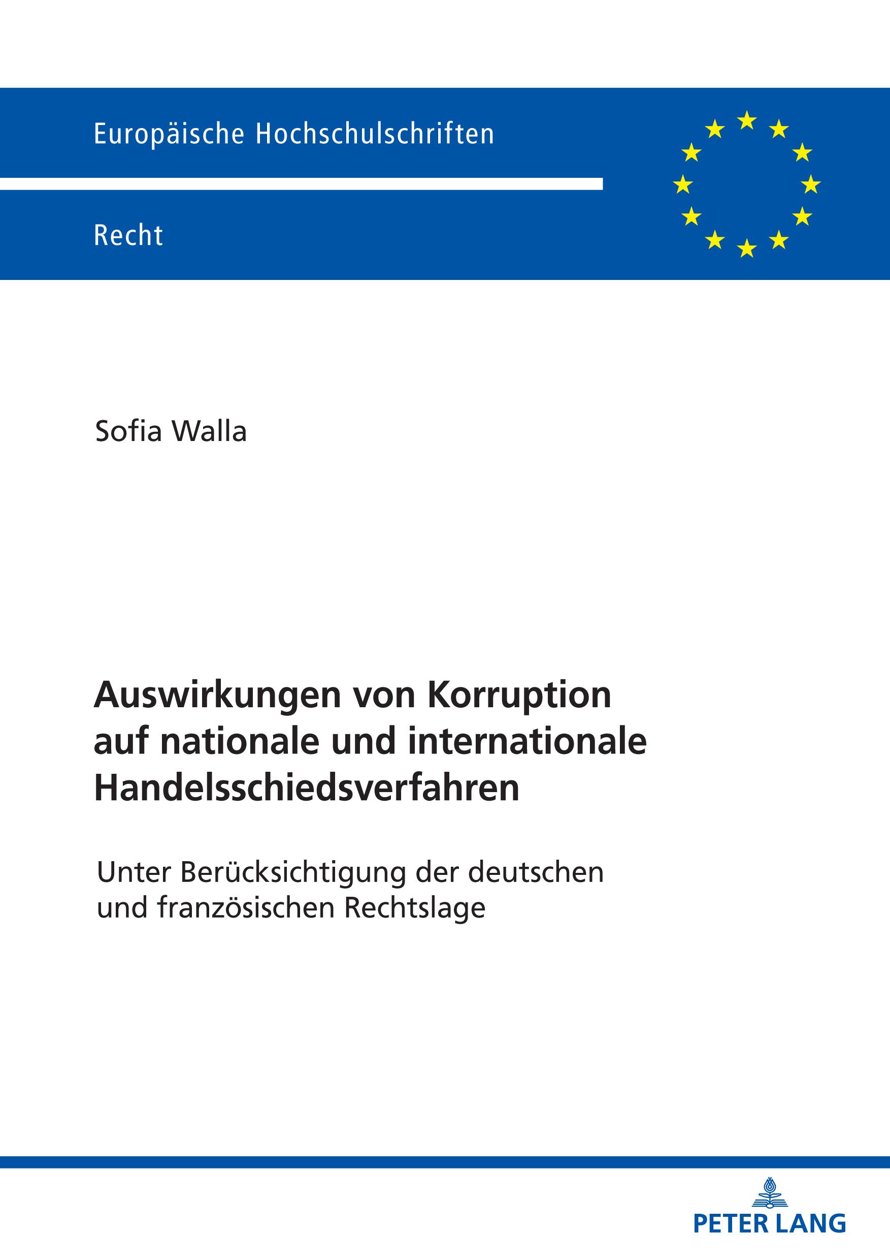 Cover: 9783631886618 | Auswirkungen von Korruption auf nationale und internationale...