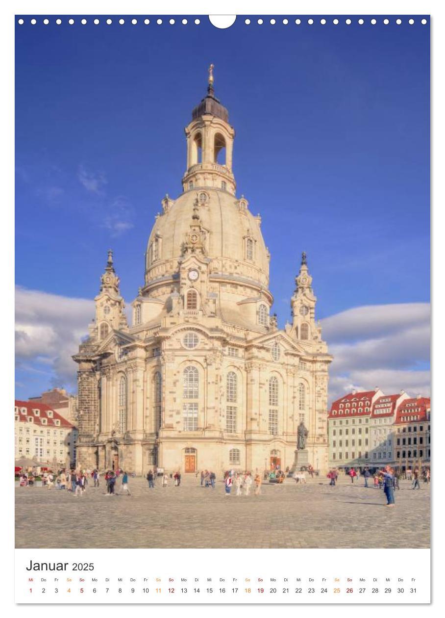 Bild: 9783435881420 | Highlights in Dresden (Wandkalender 2025 DIN A3 hoch), CALVENDO...