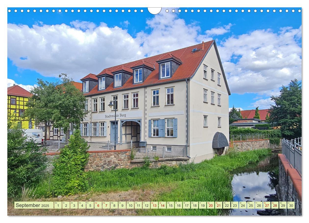 Bild: 9783383949388 | Burg bei Magdeburg (Wandkalender 2025 DIN A3 quer), CALVENDO...