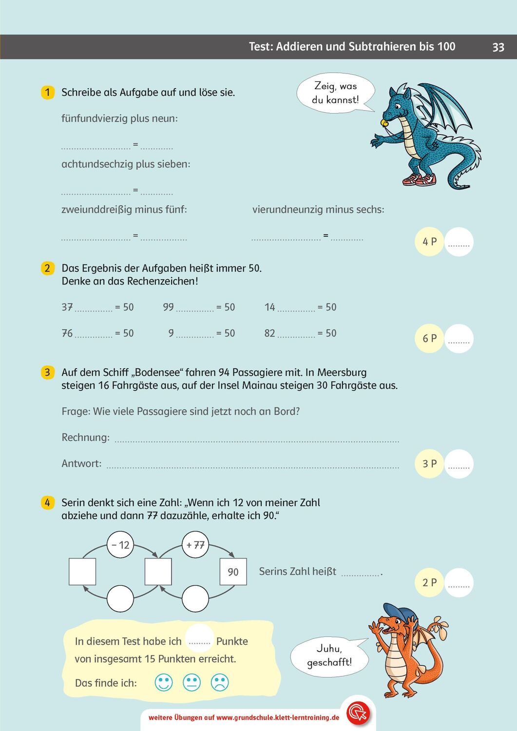 Bild: 9783129497777 | Klett Team Drachenstark: Das große Trainingsbuch Mathe 2. Klasse