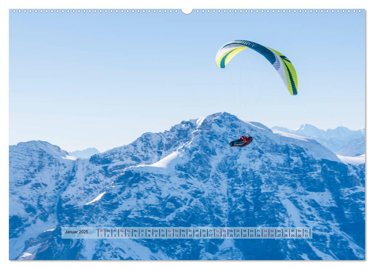 Bild: 9783435334179 | Paragliding - lautloses Schweben (hochwertiger Premium Wandkalender...