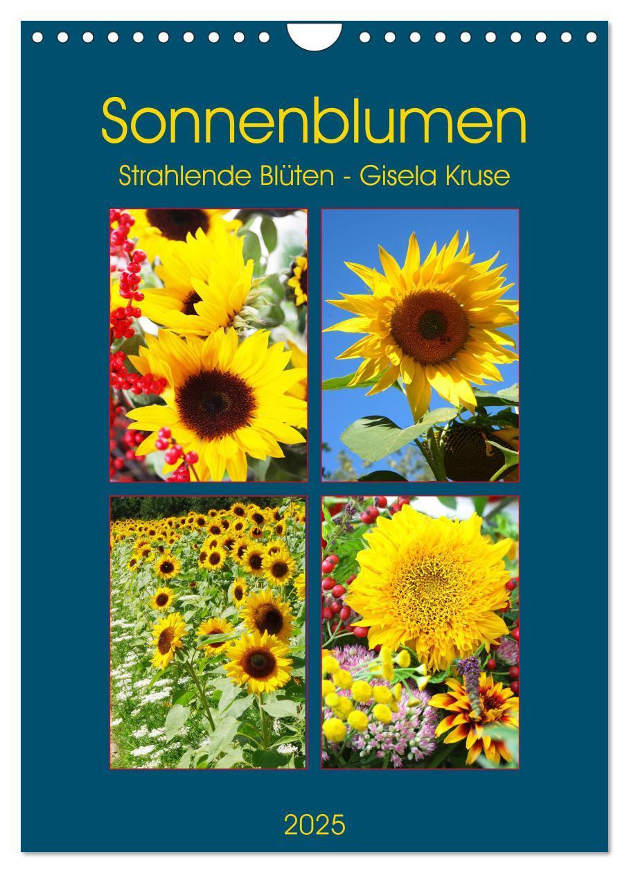 Cover: 9783435952076 | Sonnenblumen - Strahlende Blüten (Wandkalender 2025 DIN A4 hoch),...