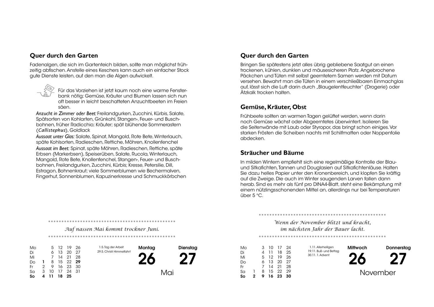 Bild: 9783809449249 | Gartenkalender 2025 | mit Aussaattagen, Balkon- und Zimmerpflanzen