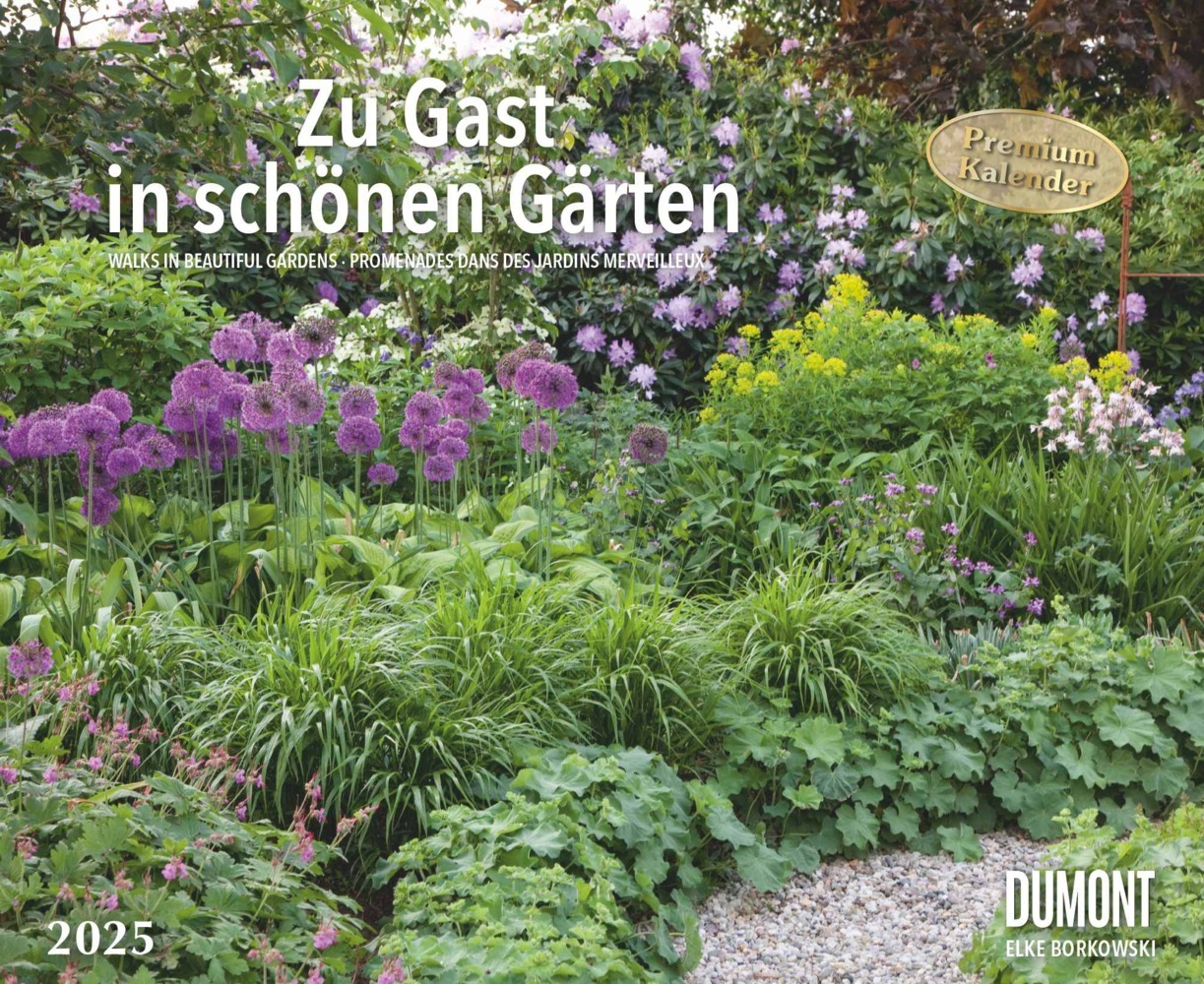 Cover: 4250809653440 | DUMONT - Zu Gast in schönen Gärten 2025 Wandkalender, 52x42,5cm,...