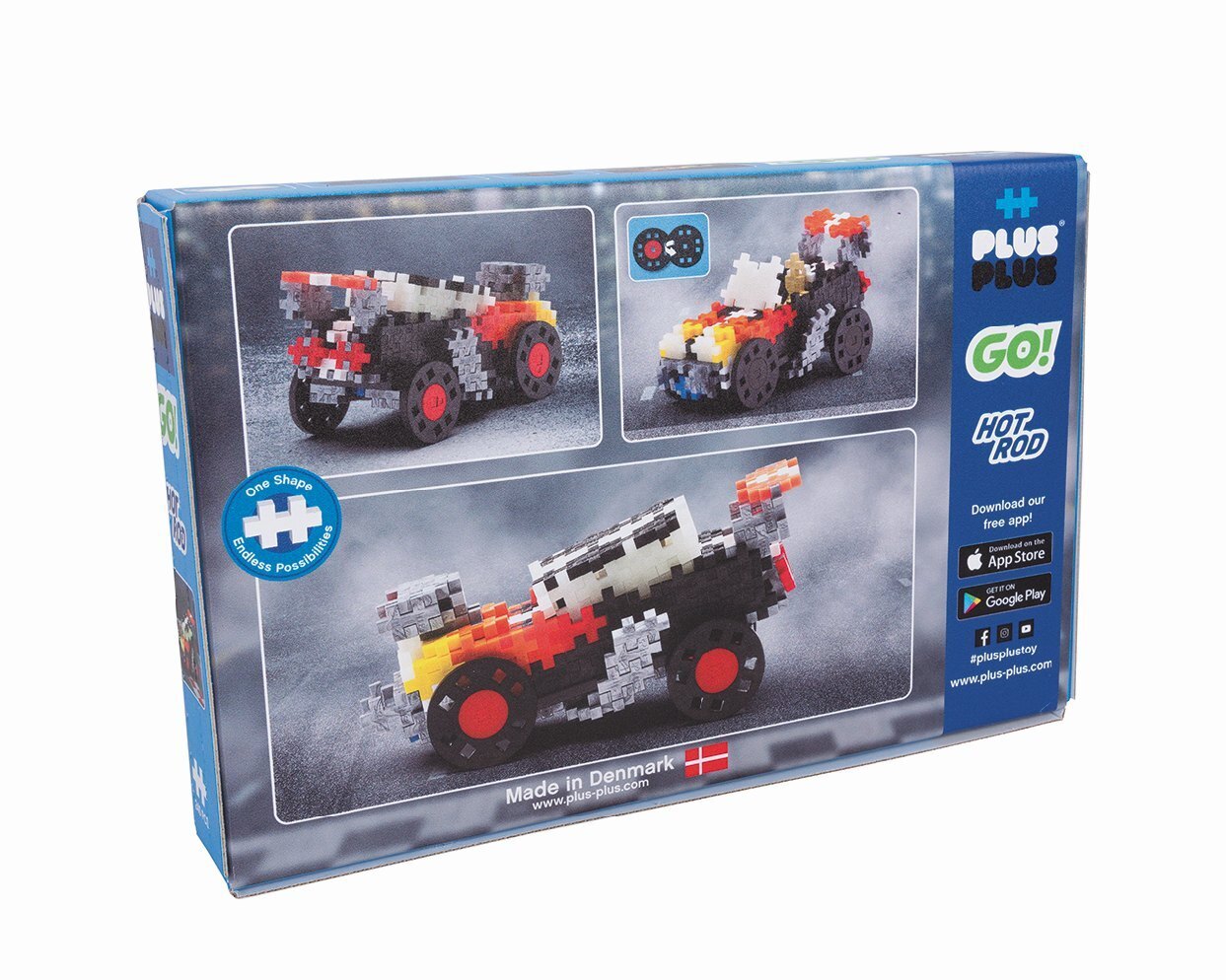 Bild: 5710409105248 | 240 Kreativ Bausteine GO! Rennwagen | Stück | 2022 | Plus-Plus