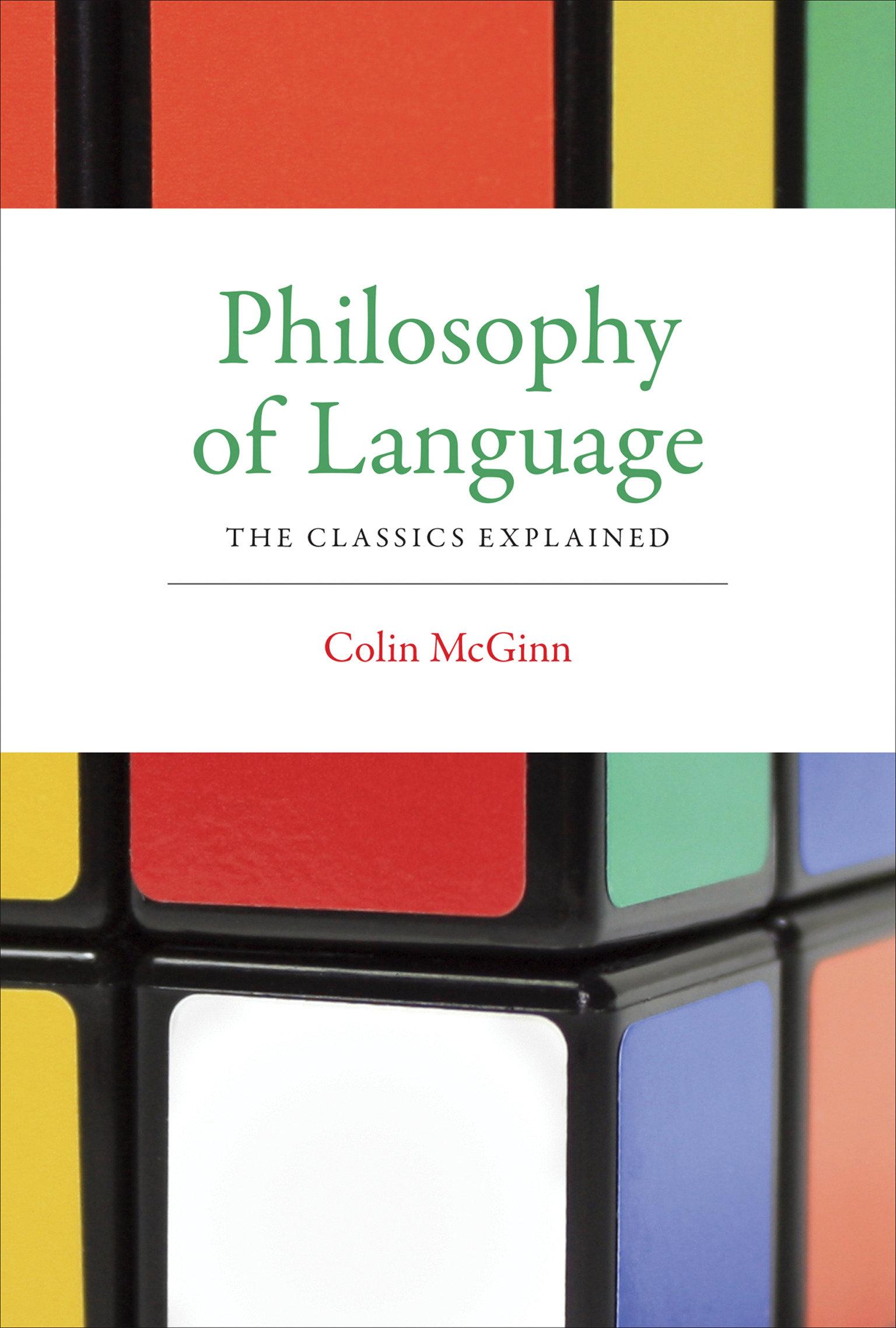 Cover: 9780262529822 | Philosophy of Language | The Classics Explained | Colin Mcginn | Buch