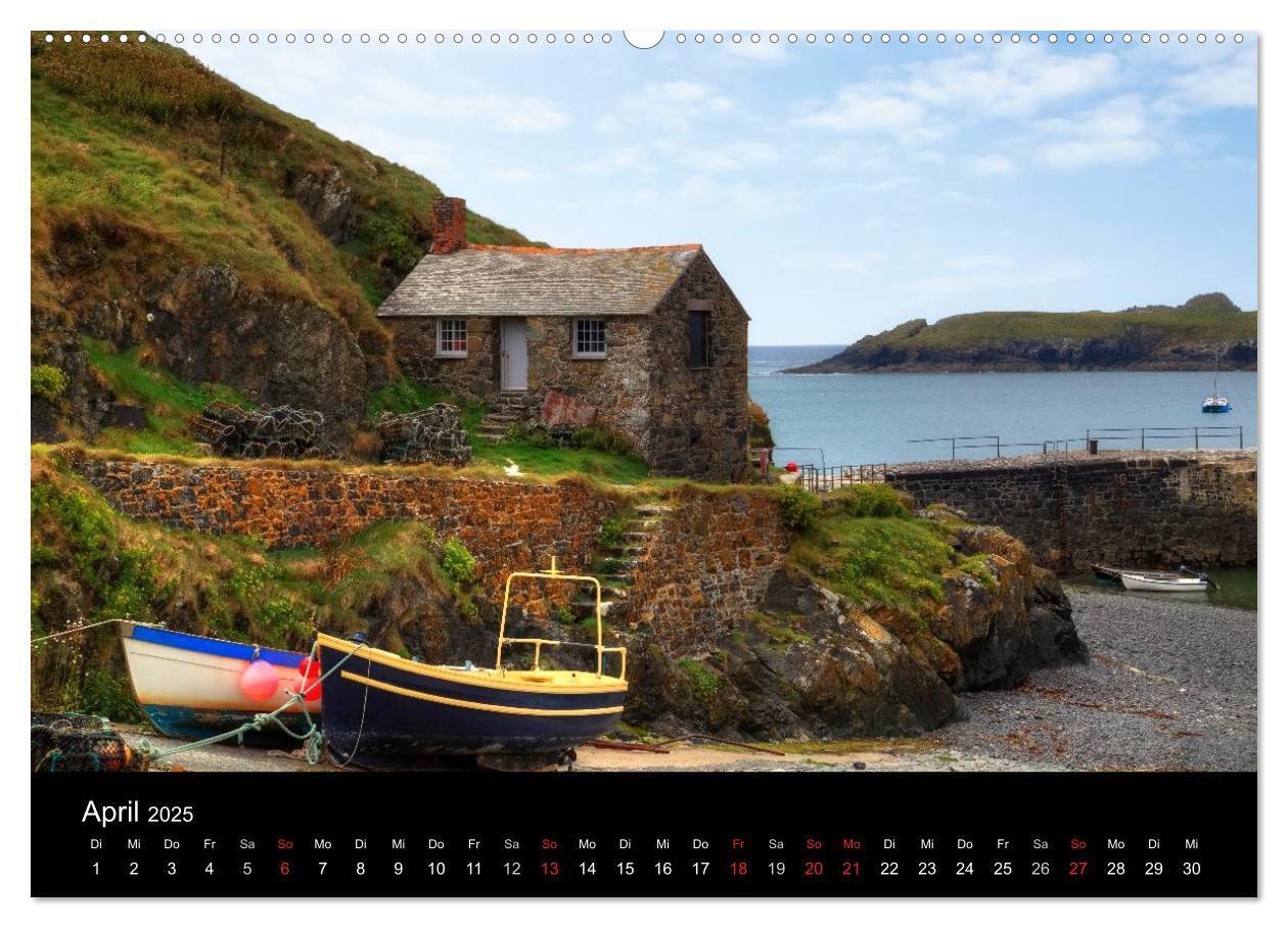 Bild: 9783435595525 | Cornwall (Wandkalender 2025 DIN A2 quer), CALVENDO Monatskalender