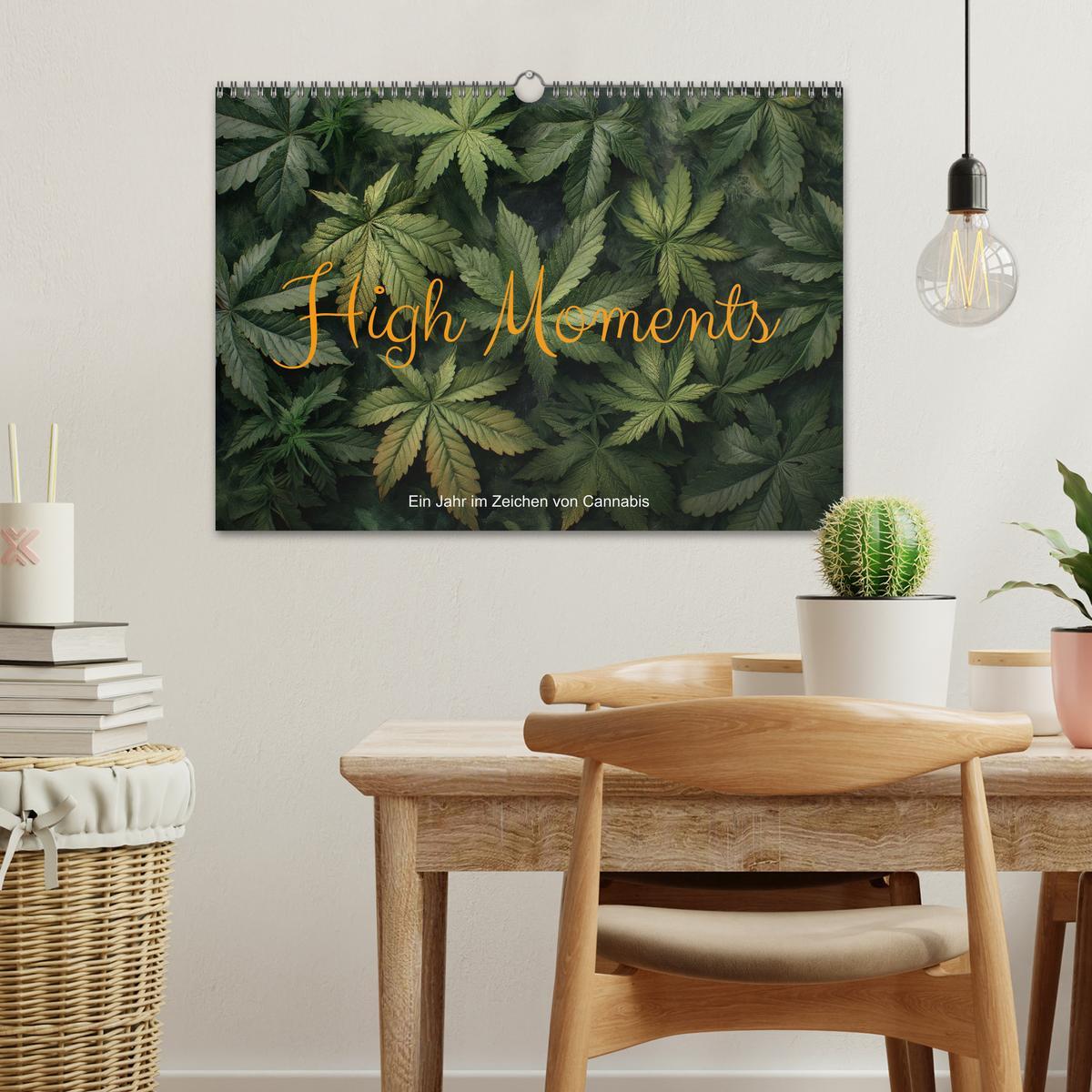 Bild: 9783383764714 | High Moments - Ein Jahr im Zeichen von Cannabis (Wandkalender 2025...