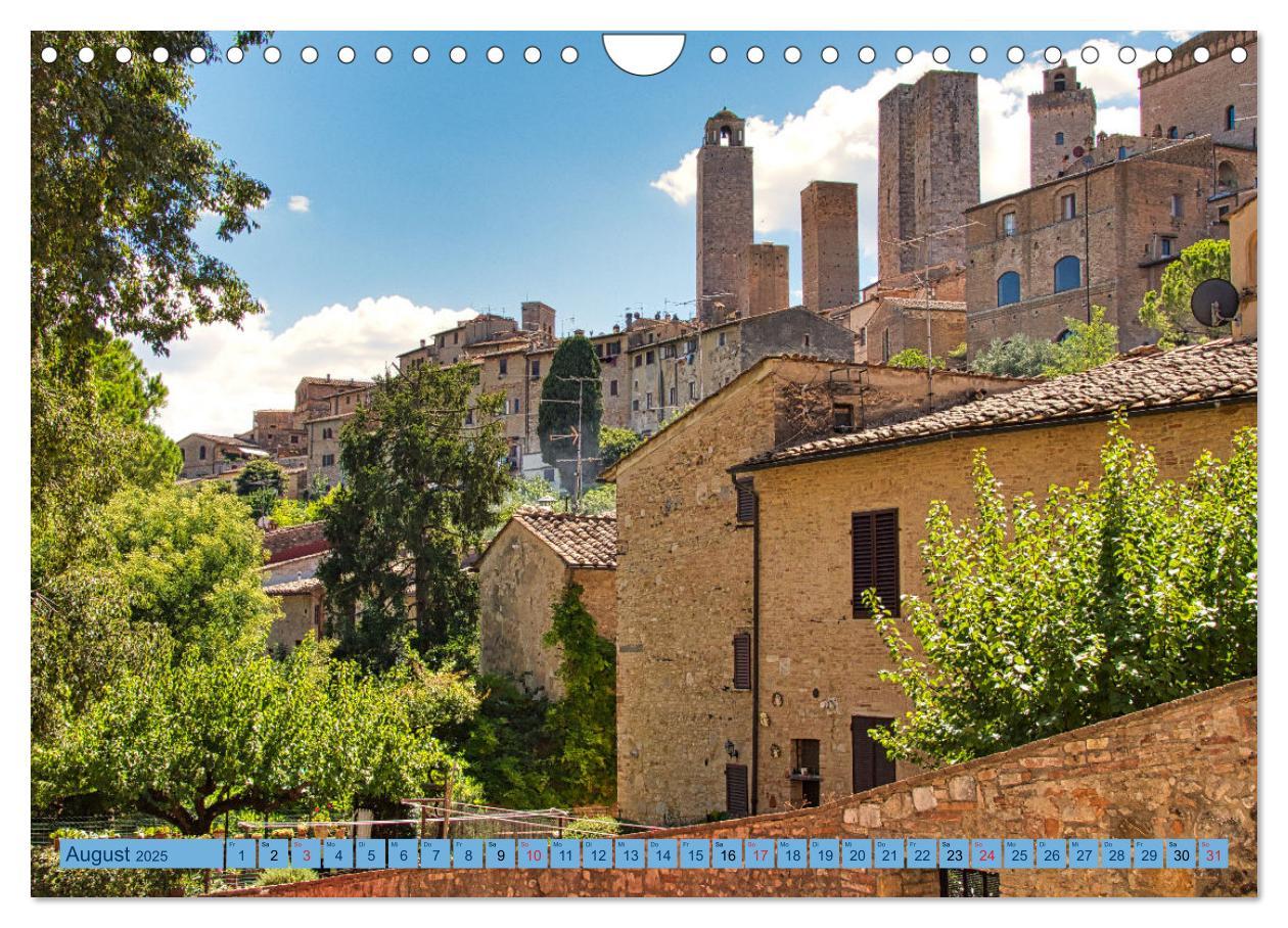 Bild: 9783383921520 | Impressionen aus San Gimignano (Wandkalender 2025 DIN A4 quer),...