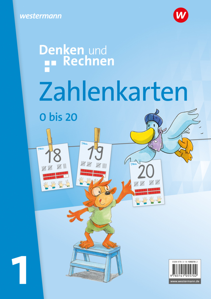 Cover: 9783141055702 | Denken und Rechnen - Allgemeine Ausgabe 2024 | Zahlenkarten (0 - 20)