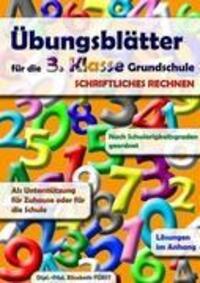 Cover: 9783837063325 | Übungsblätter für die 3. Klasse Grundschule | Schriftliches Rechnen