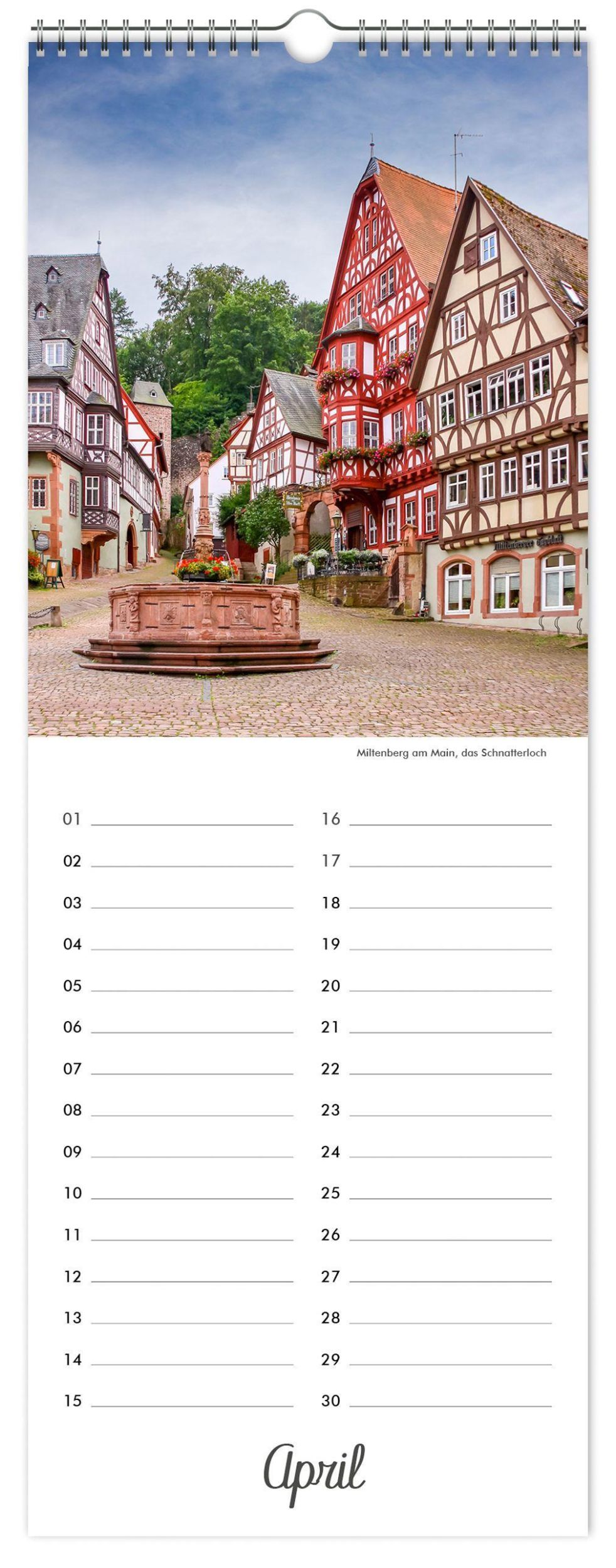 Bild: 9783947657780 | Kalender Geburtstagskalender Deutschland | -immerwährend- 15x40cm