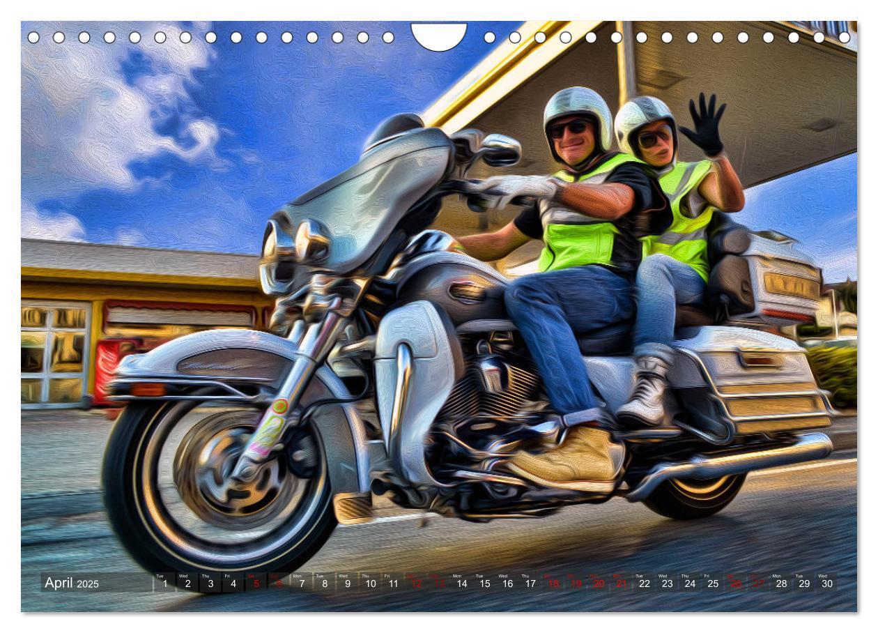 Bild: 9781325948840 | Images of Harley Davidson (Wall Calendar 2025 DIN A4 landscape),...