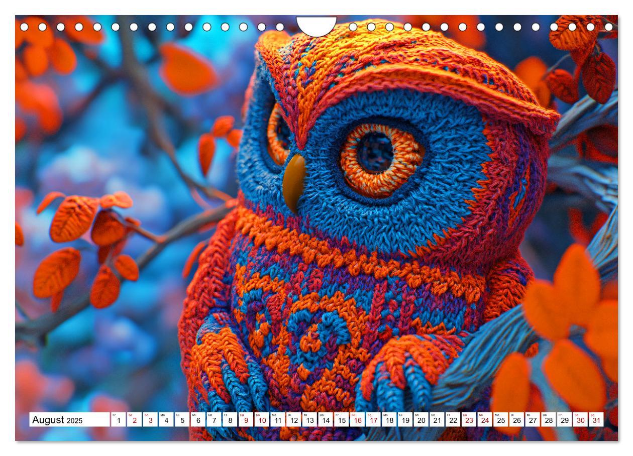 Bild: 9783457199107 | Strick-Safari - Gestrickte Tiere zum Verlieben (Wandkalender 2025...