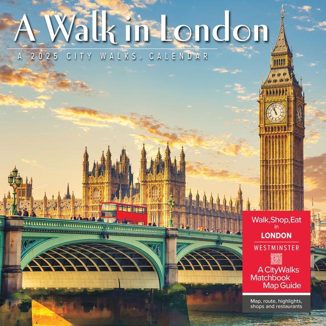 Cover: 9781549241208 | A Walk in London 2025 12 X 12 Wall Calendar | Willow Creek Press