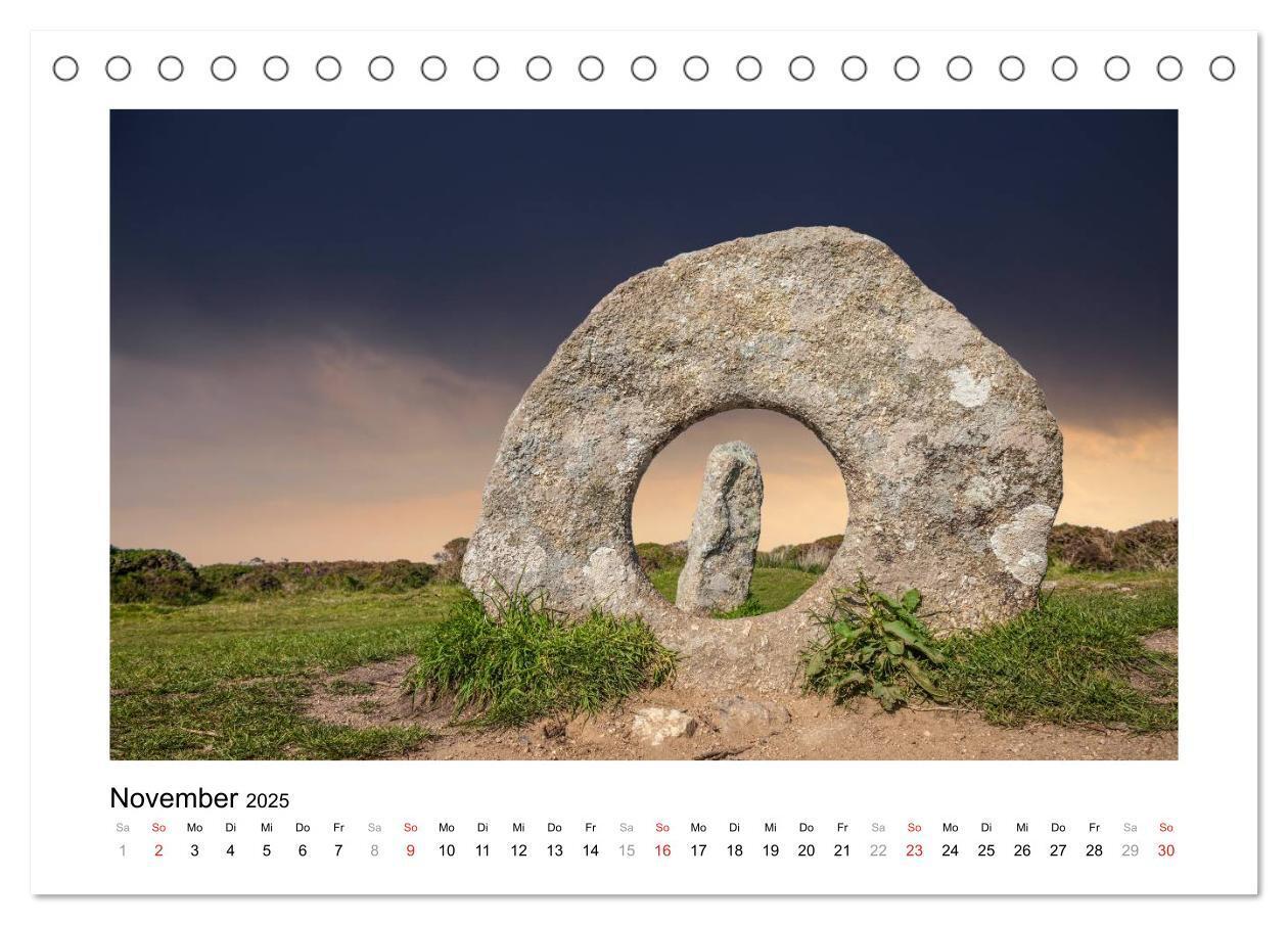 Bild: 9783435673582 | Cornwall - Land zwischen den Meeren (Tischkalender 2025 DIN A5...