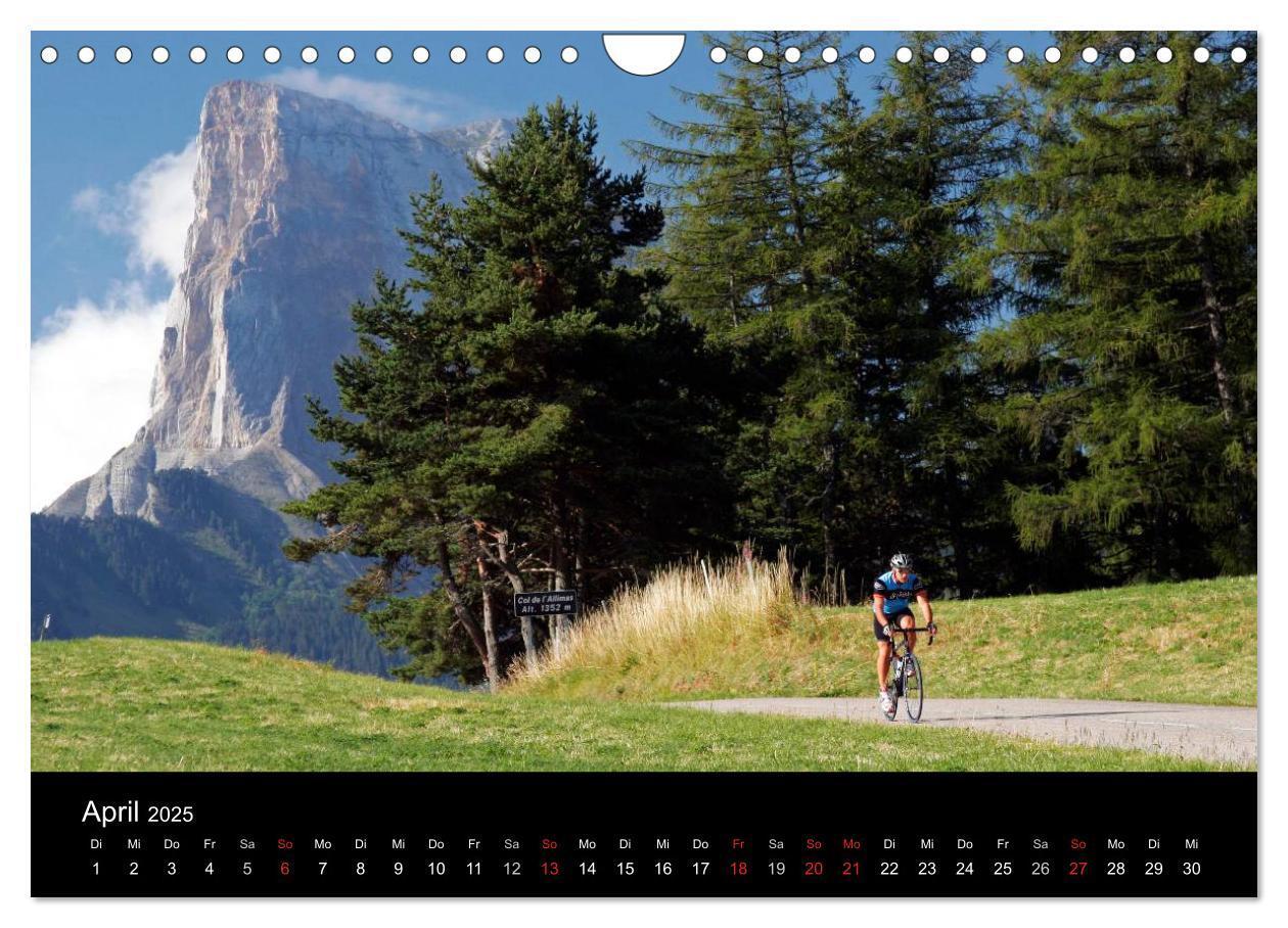 Bild: 9783435834273 | Alpenpässe auf dem Rennrad Vol. 1 (Wandkalender 2025 DIN A4 quer),...