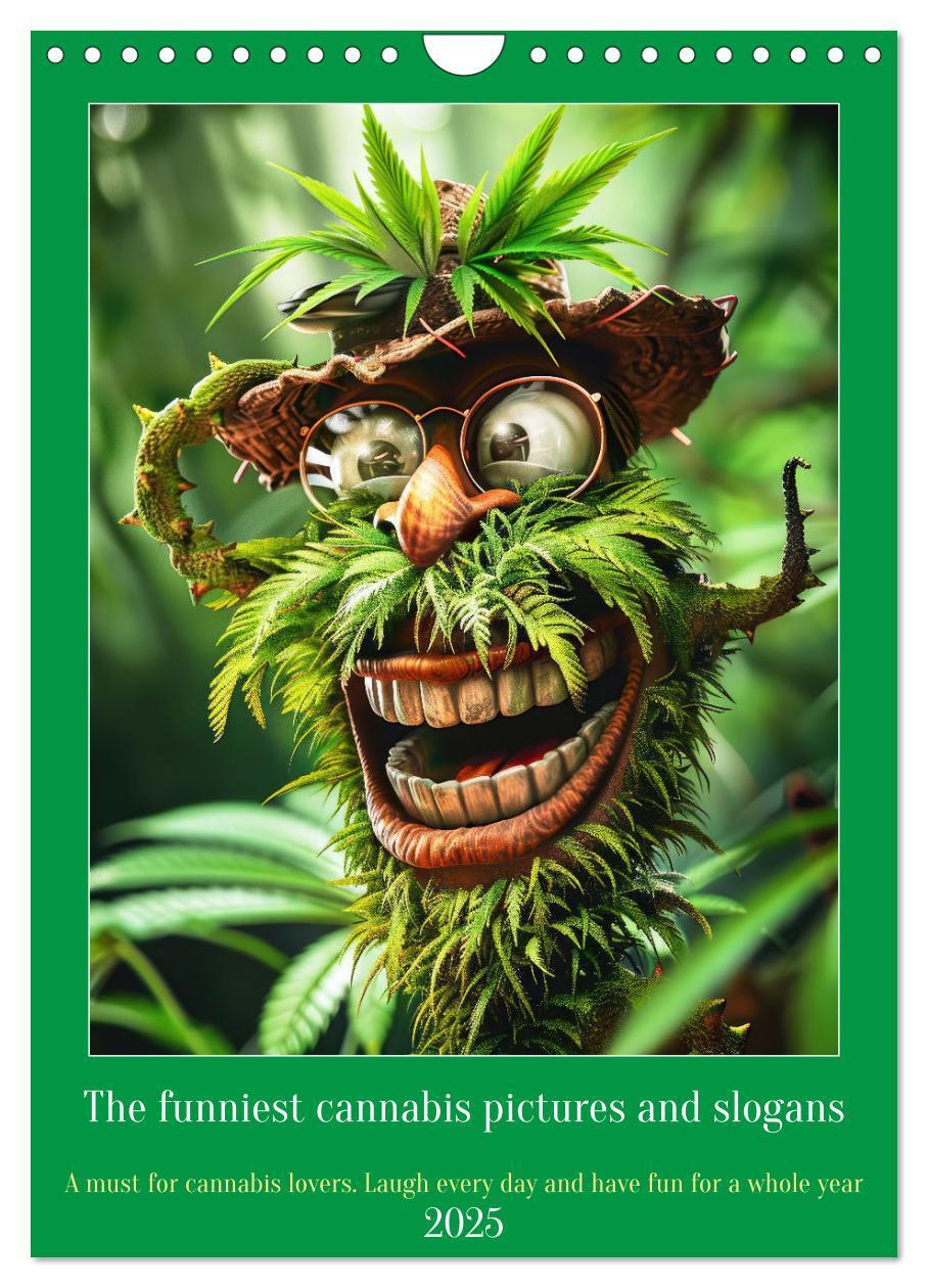 Cover: 9781325980925 | The funniest cannabis pictures and slogans (Wall Calendar 2025 DIN...