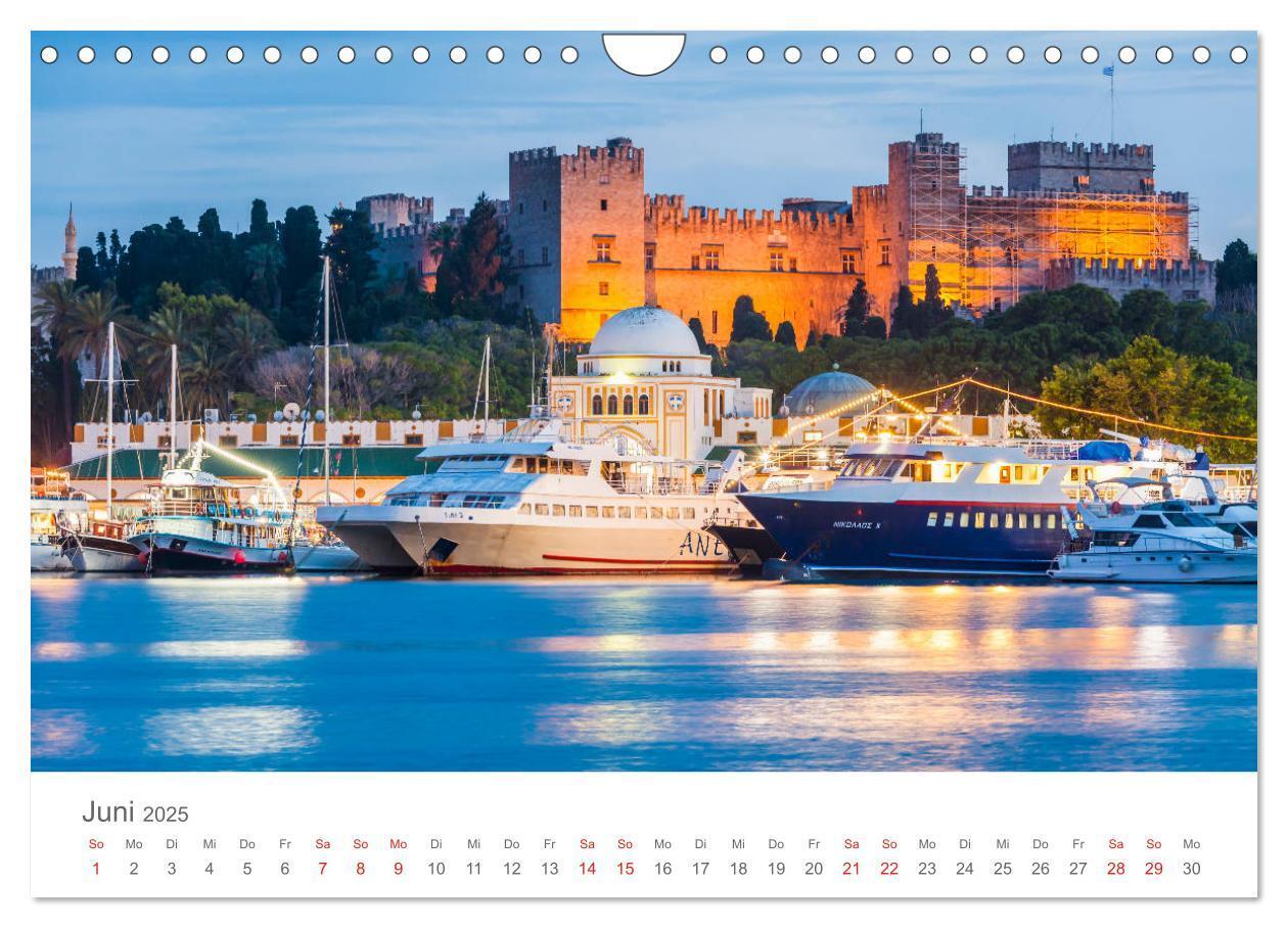 Bild: 9783435400737 | RHODOS Impressionen (Wandkalender 2025 DIN A4 quer), CALVENDO...