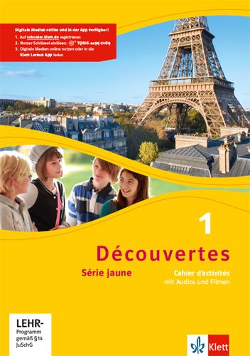 Cover: 9783126220163 | Découvertes 1. Série jaune. Cahier d'activités mit Audios und...