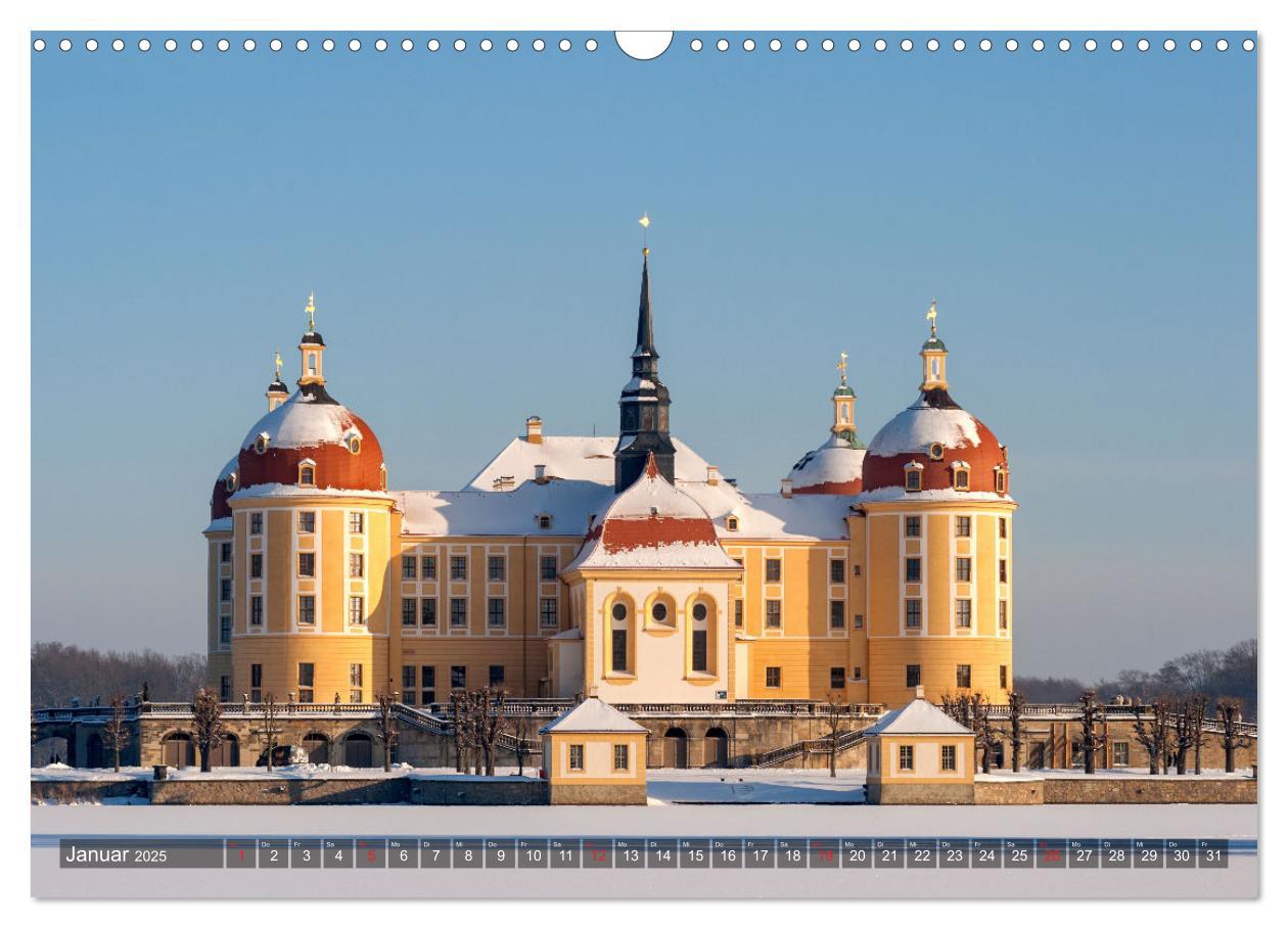 Bild: 9783435478538 | Moritzburg mit Schlossansichten (Wandkalender 2025 DIN A3 quer),...