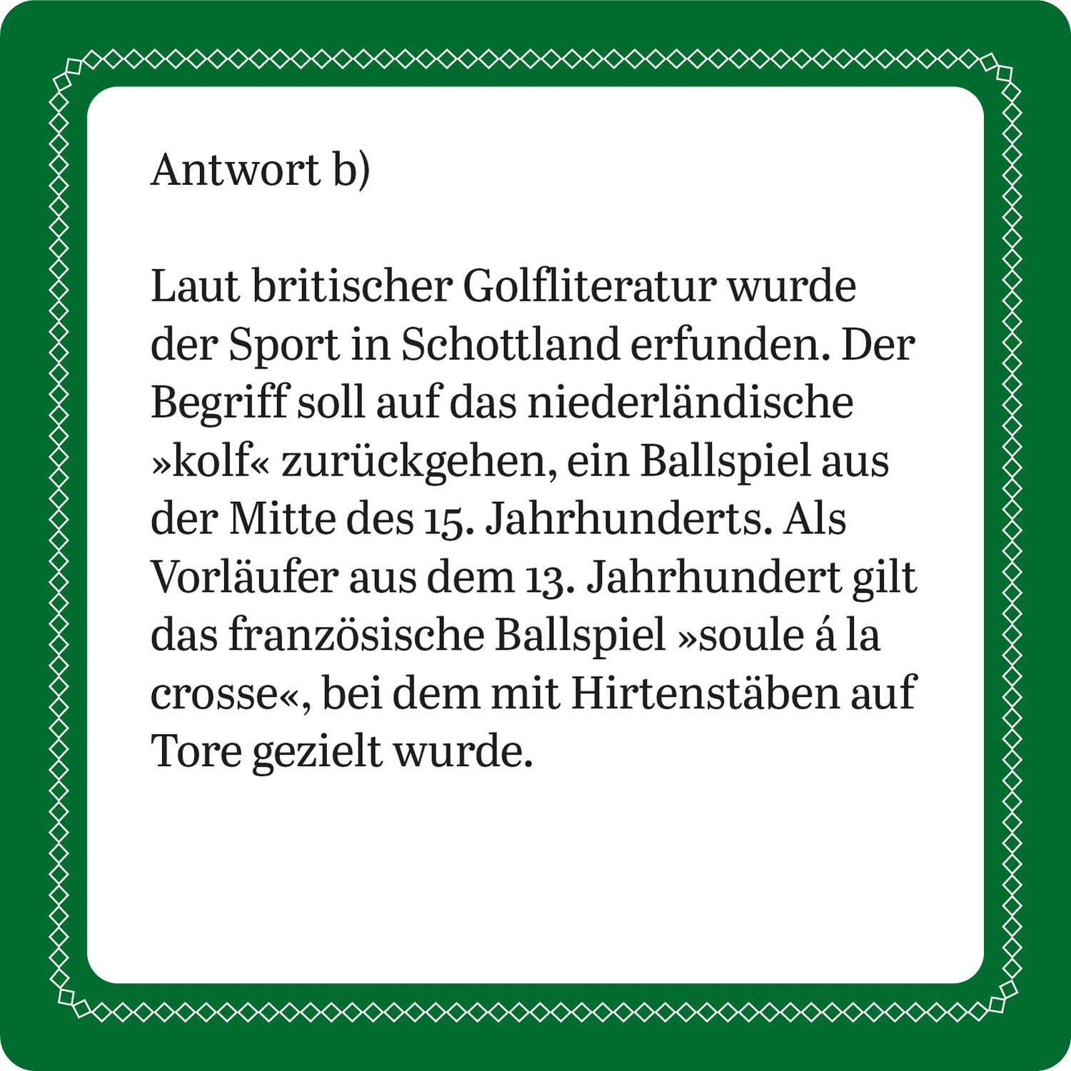 Bild: 9783747205853 | Das Golf-Quiz (Neuauflage) | 66 Fragen für Golfliebhaber | Grän | 2023