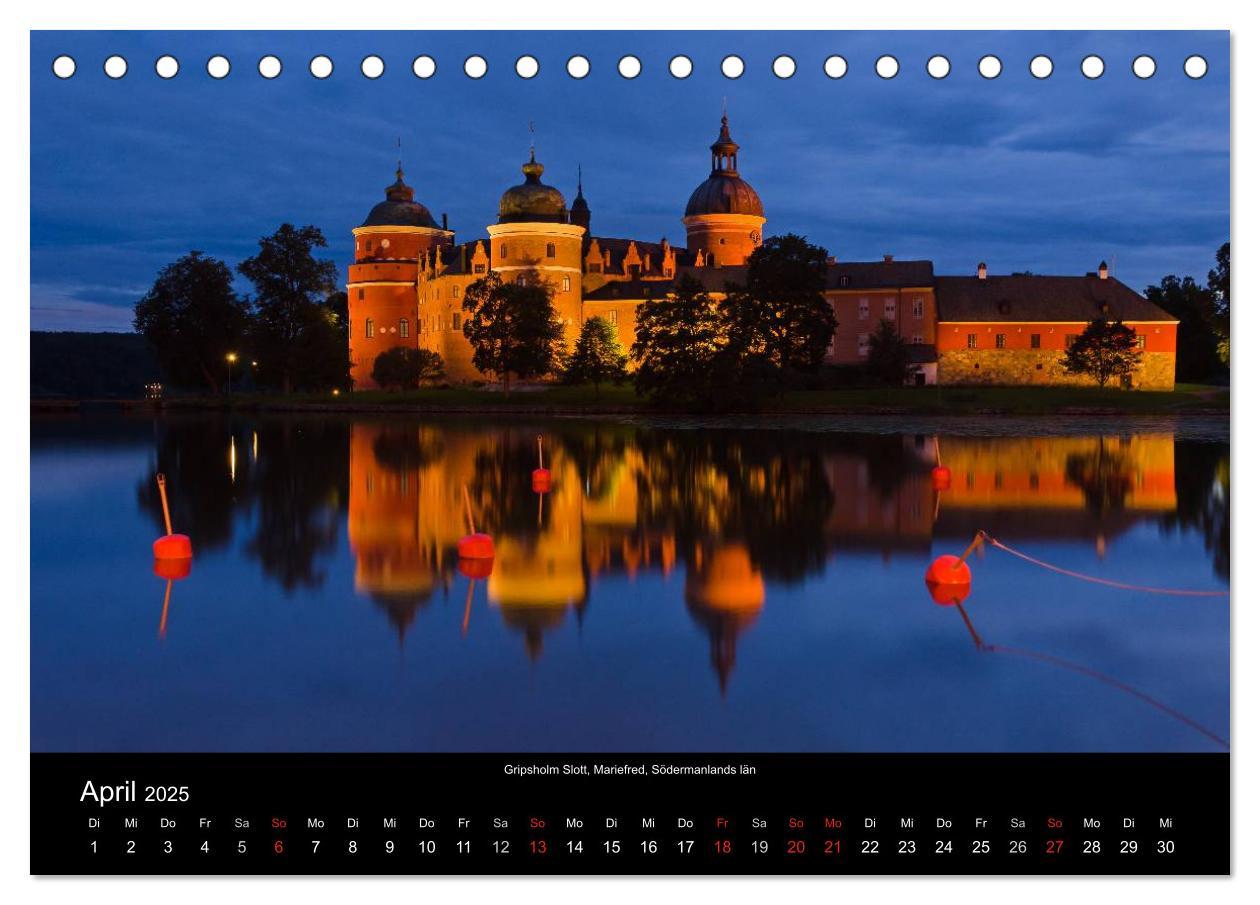 Bild: 9783435563845 | Südschweden (Tischkalender 2025 DIN A5 quer), CALVENDO Monatskalender