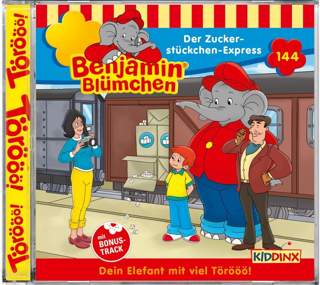 Cover: 4001504255442 | Folge 144:Der Zuckerstückchen-Express | Benjamin Blümchen | Audio-CD