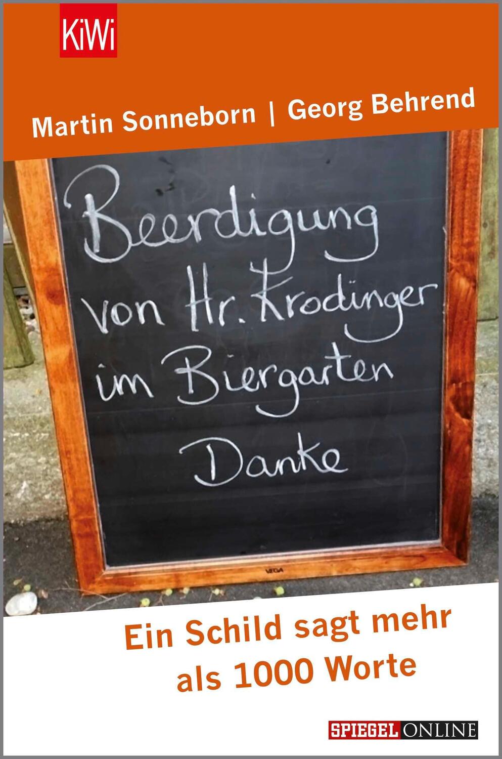 Cover: 9783462047752 | Beerdigung von Herrn Krodinger im Biergarten | Sonneborn (u. a.)