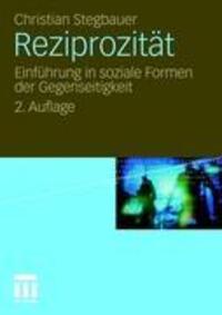 Cover: 9783531176413 | Reziprozität | Einführung in soziale Formen der Gegenseitigkeit | Buch