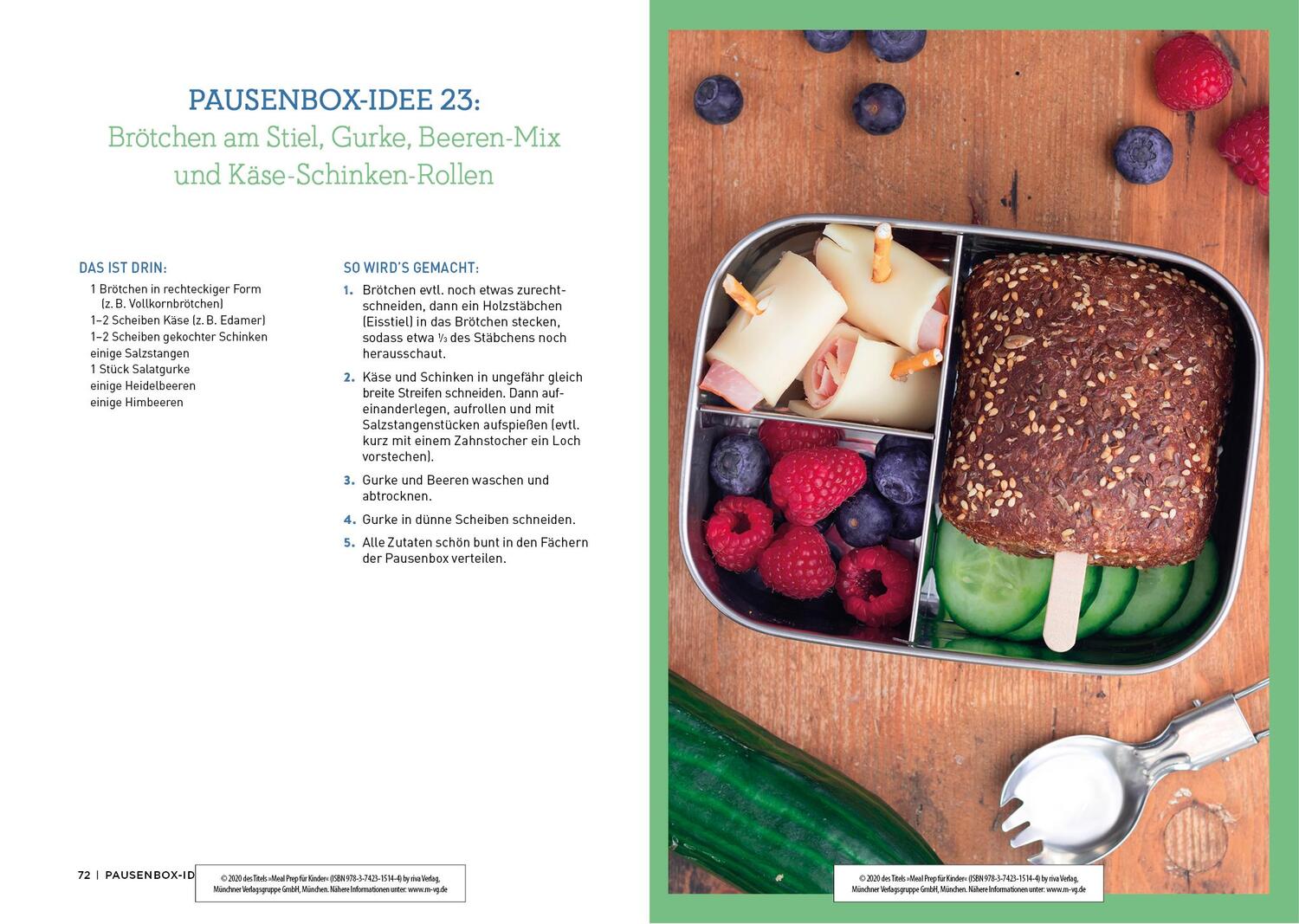 Bild: 9783742315144 | Meal Prep für Kinder | Veronika Pichl | Taschenbuch | 160 S. | Deutsch