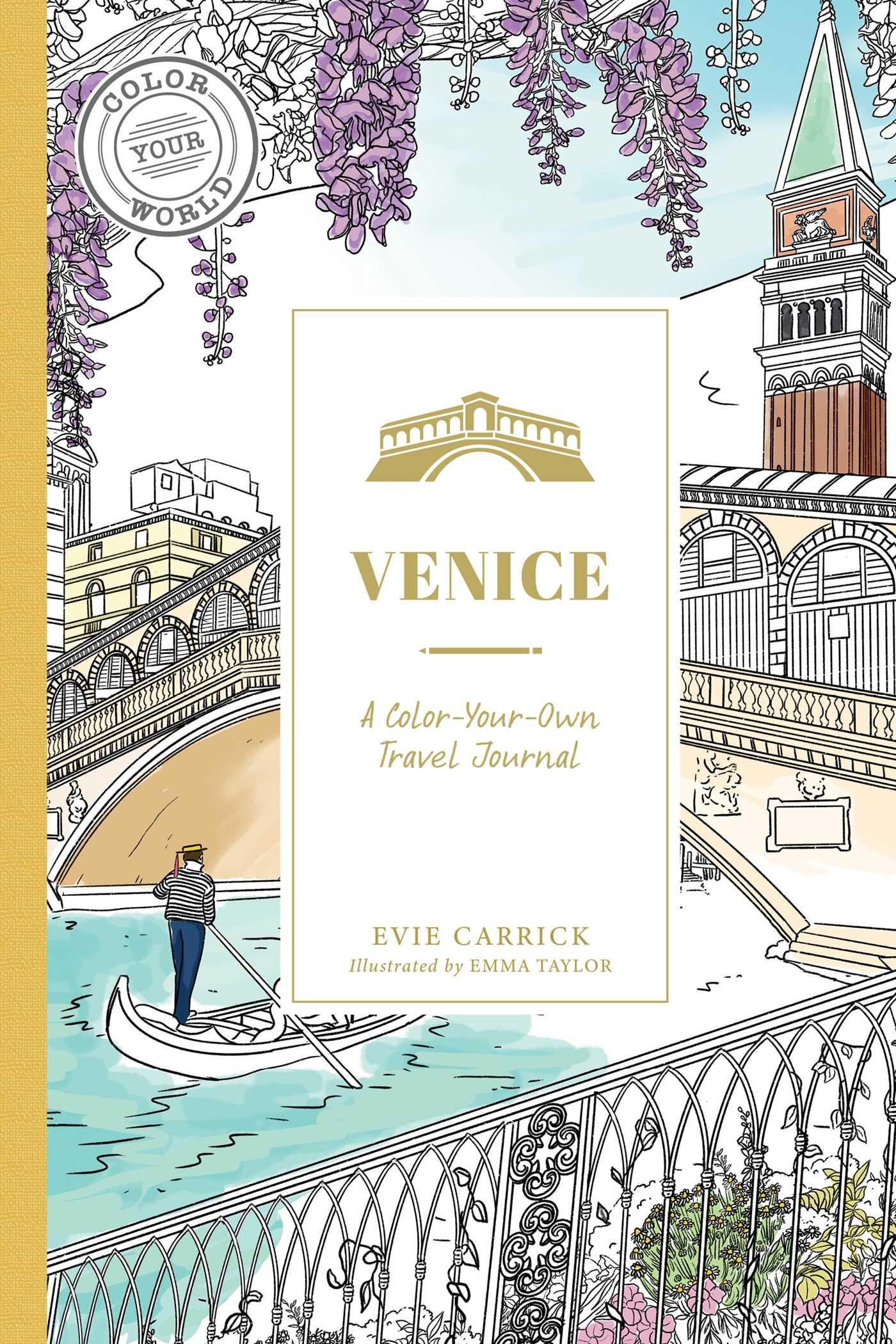 Cover: 9781507223130 | Venice | A Color-Your-Own Travel Journal | Evie Carrick | Buch | 2024