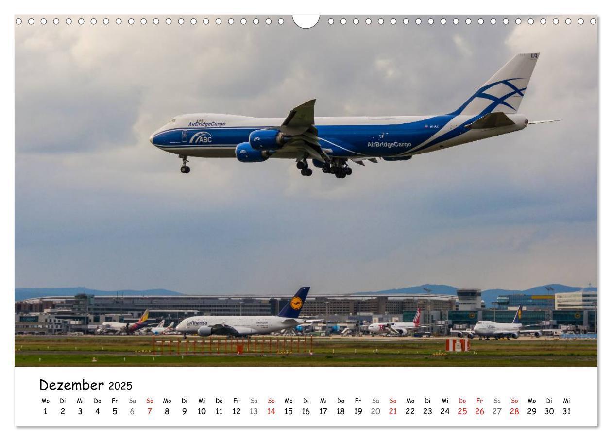 Bild: 9783435778409 | Airliners in Frankfurt (Wandkalender 2025 DIN A3 quer), CALVENDO...