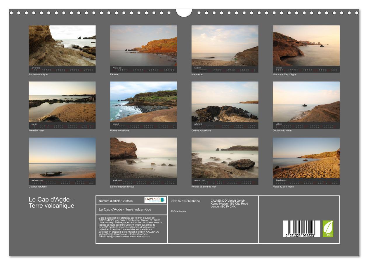 Bild: 9781325936823 | Le Cap d'Agde - Terre volcanique (Calendrier mural 2025 DIN A3...