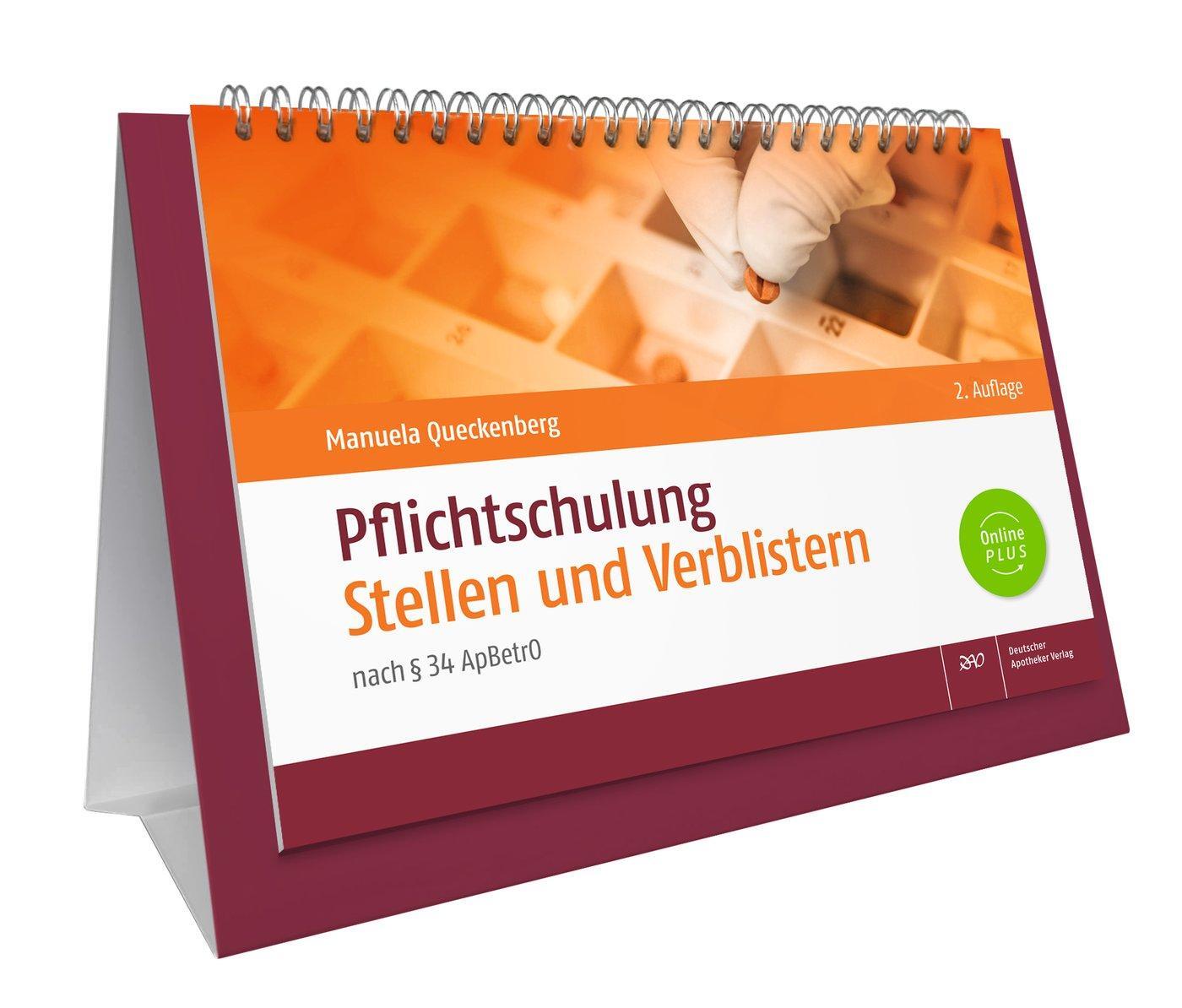 Cover: 9783769280203 | Pflichtschulung Stellen und Verblistern | nach § 34 ApBetrO | Buch