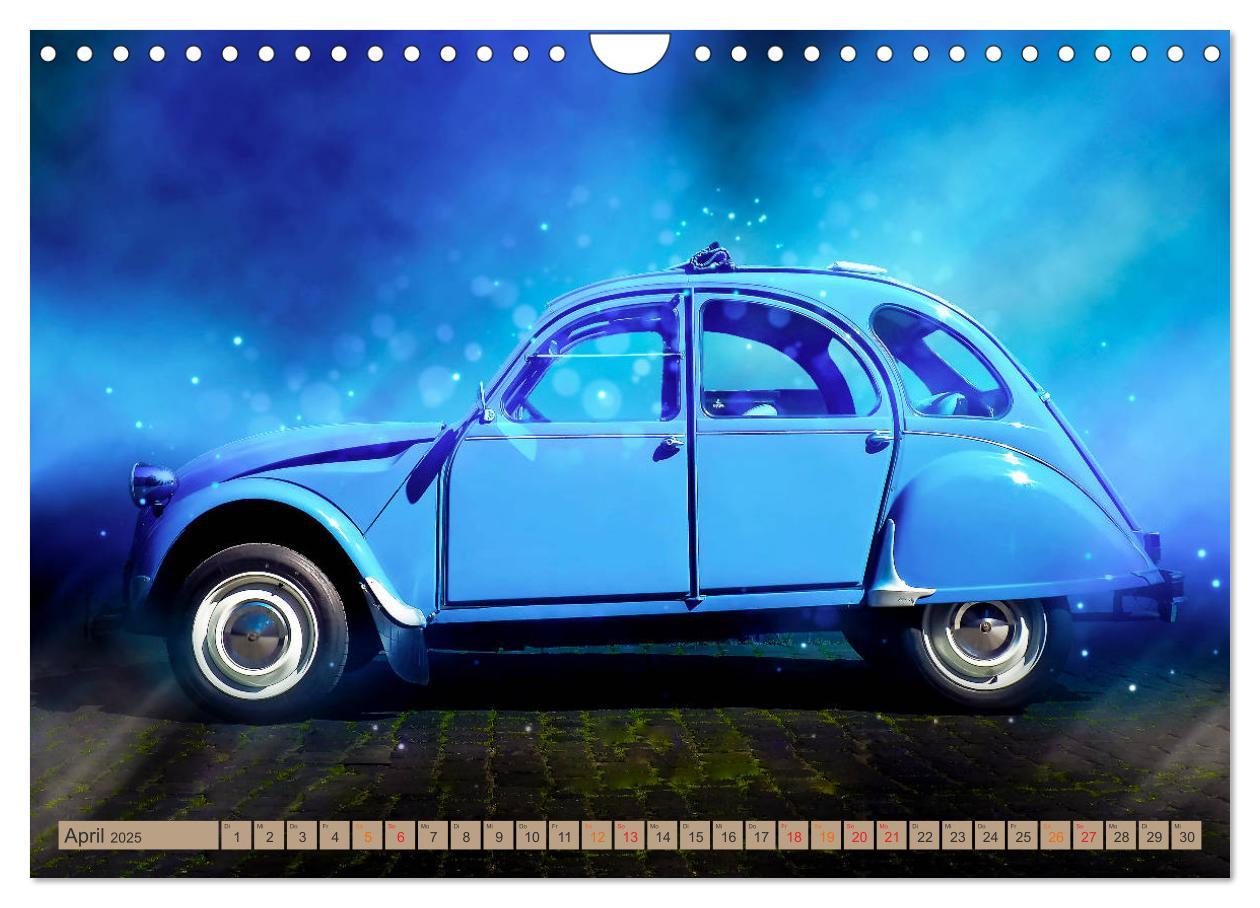 Bild: 9783435349432 | Die Ente - Citroën 2CV (Wandkalender 2025 DIN A4 quer), CALVENDO...