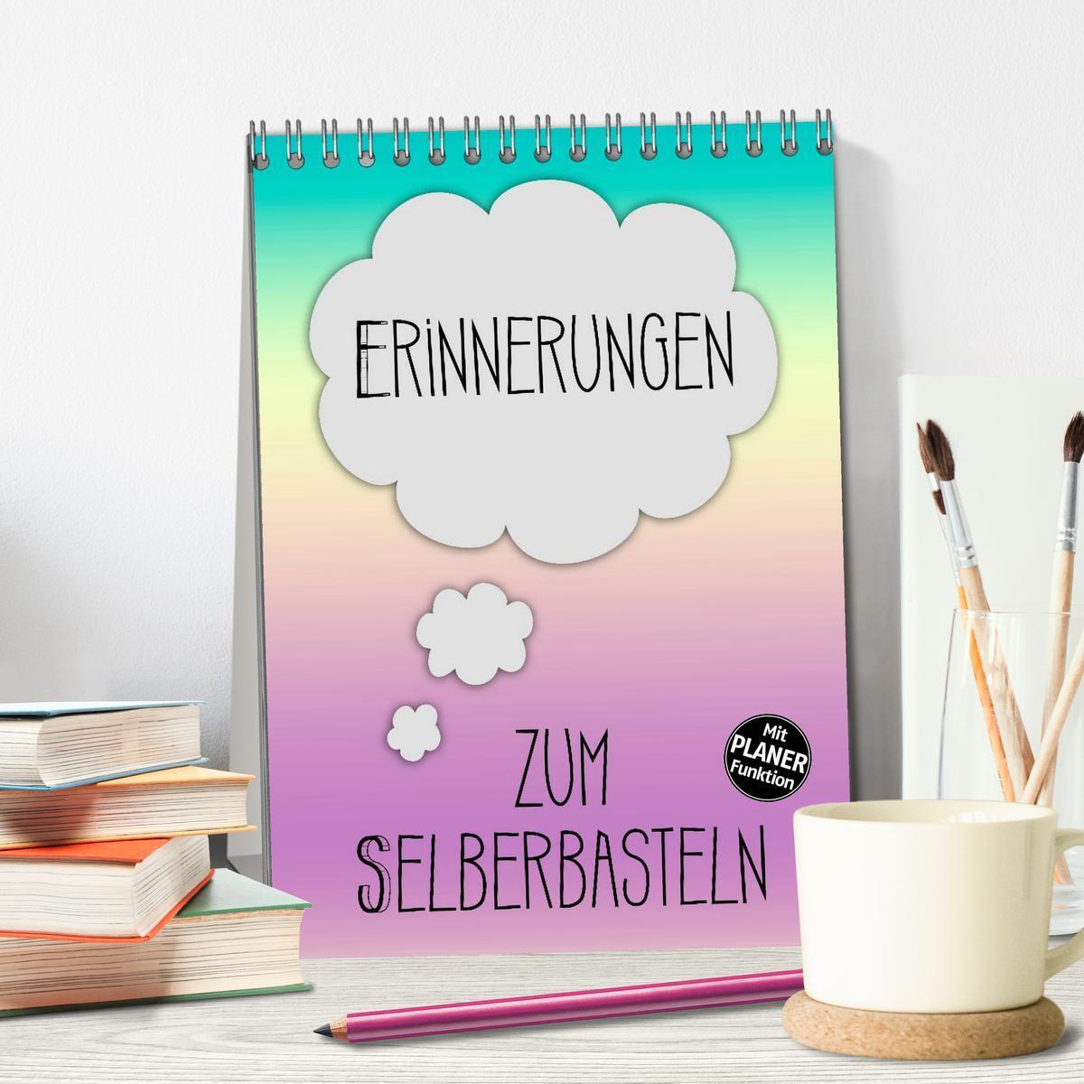 Bild: 9783457020227 | ERINNERUNGEN Zum Selberbasteln (Tischkalender 2025 DIN A5 hoch),...