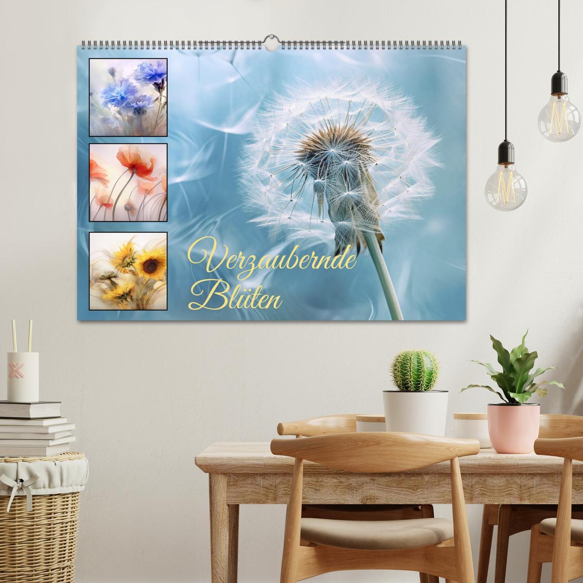 Bild: 9783383893681 | Verzaubernde Blüten (Wandkalender 2025 DIN A2 quer), CALVENDO...