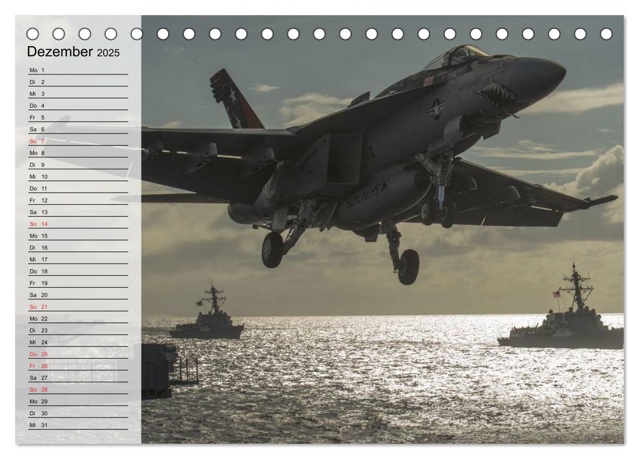 Bild: 9783435528943 | Kriegstechnik. Kampfjet-Impressionen (Tischkalender 2025 DIN A5...