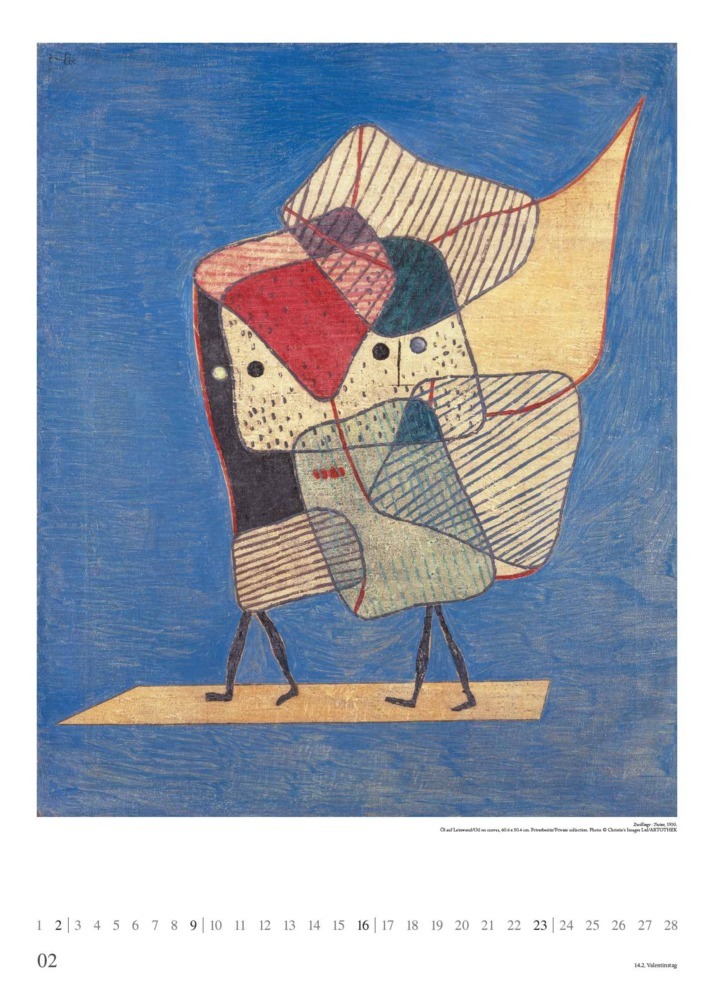 Bild: 4250809653297 | DUMONT - Paul Klee 2025 Kunst-Kalender, 50x70cm, Posterkalender mit...