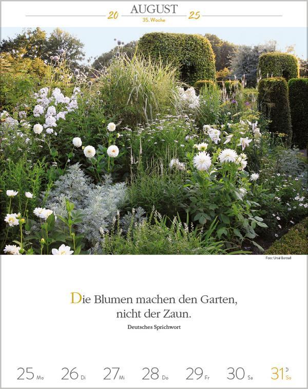 Bild: 9783731879497 | Literaturkalender Gartenlust 2025 | Verlag Korsch | Kalender | 54 S.