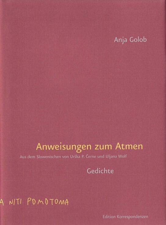 Cover: 9783902951335 | Anweisungen zum Atmen | Gedichte | Anja Golob | Buch | 80 S. | Deutsch