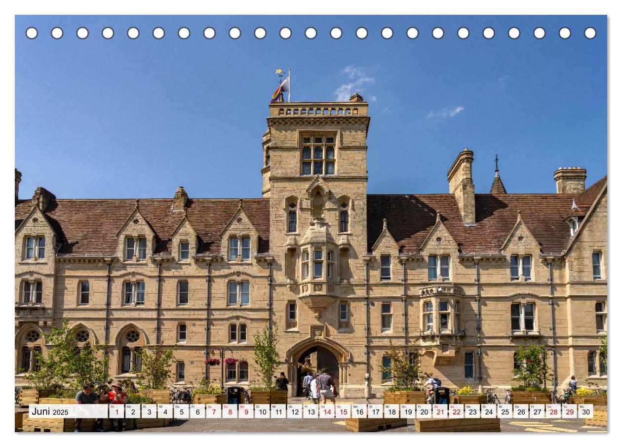 Bild: 9783383870859 | England - Oxford (Tischkalender 2025 DIN A5 quer), CALVENDO...