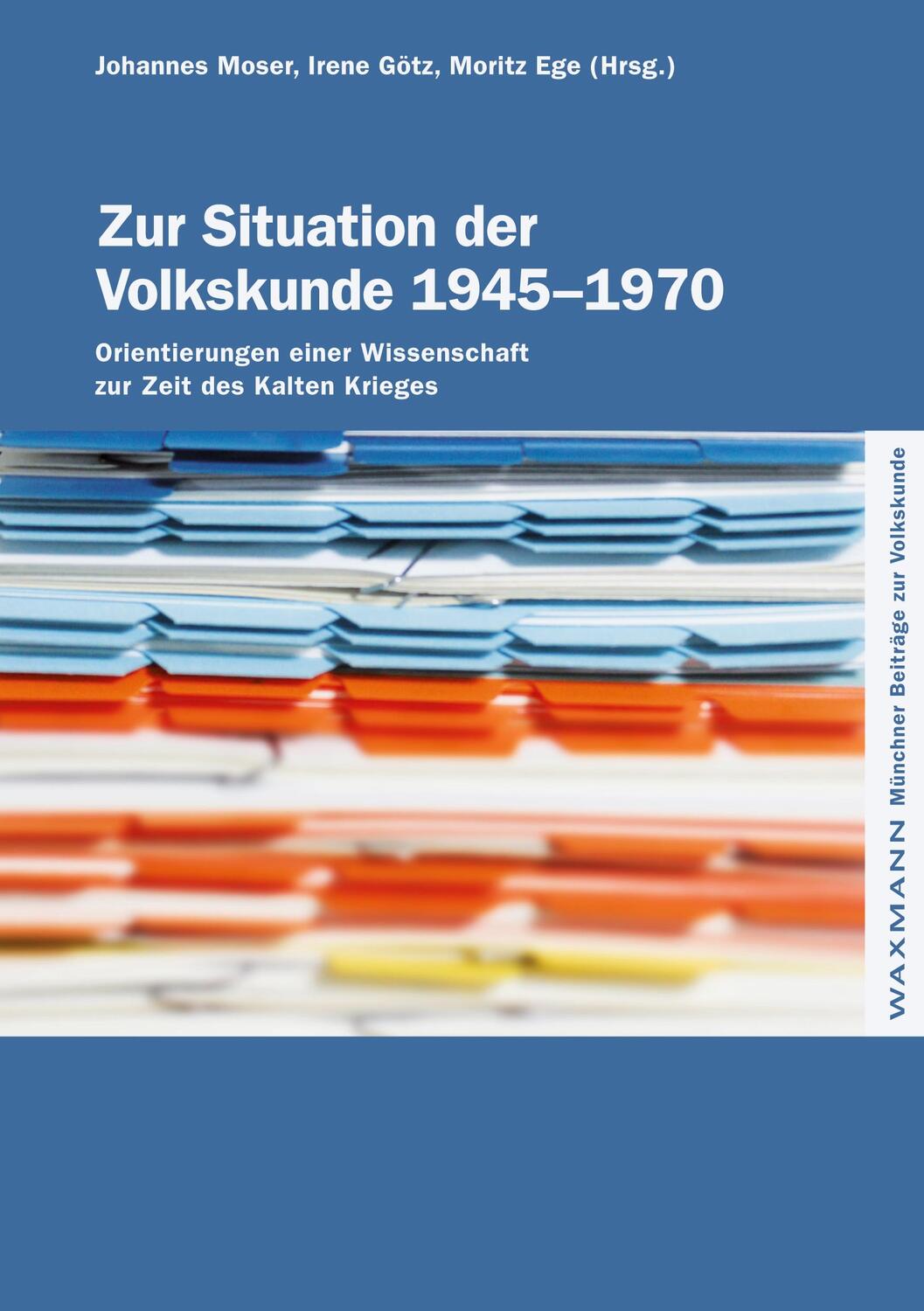 Cover: 9783830932581 | Zur Situation der Volkskunde 1945-1970 | Johannes Moser (u. a.) | Buch