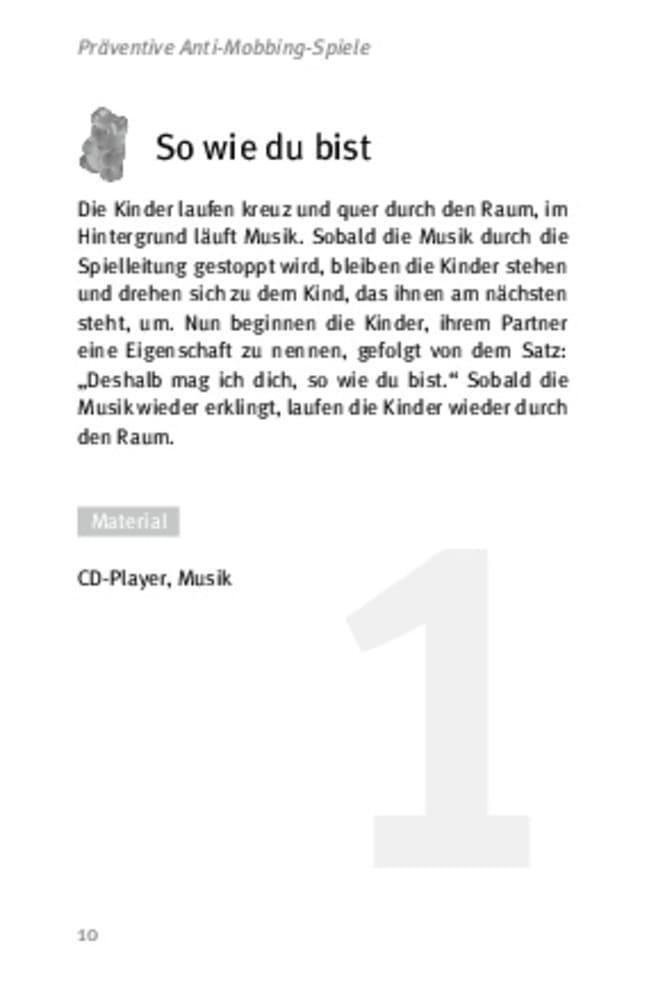 Bild: 9783769822601 | Die 50 besten Anti-Mobbing-Spiele | Robert Rossa (u. a.) | Taschenbuch