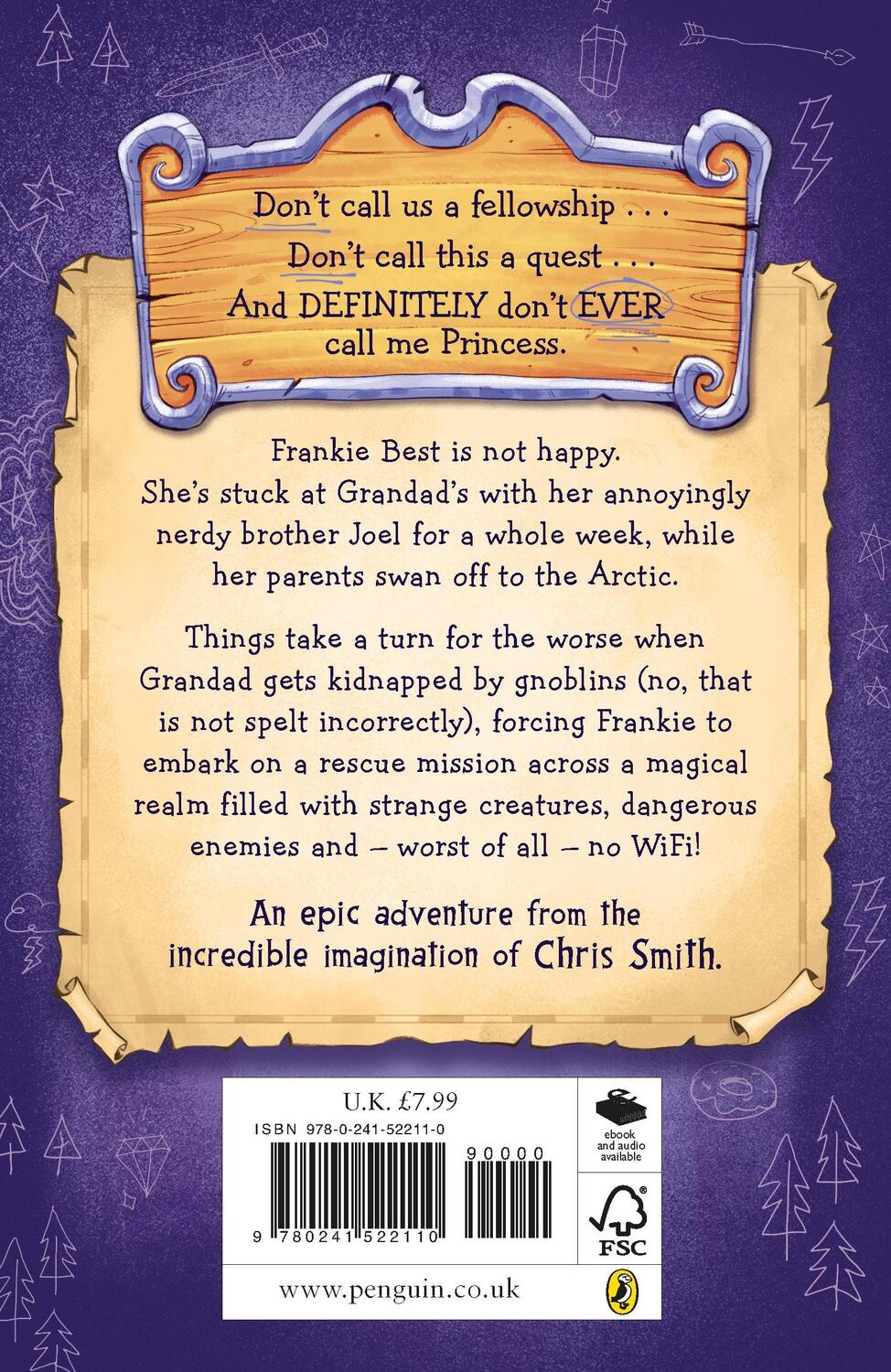 Rückseite: 9780241522110 | Frankie Best Hates Quests | Chris Smith | Taschenbuch | Englisch