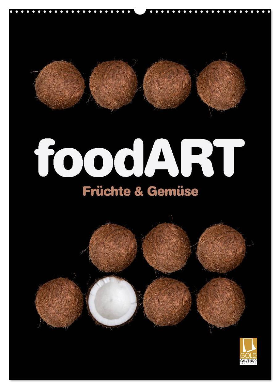 Cover: 9783457038802 | foodART - Früchte und Gemüse (Wandkalender 2025 DIN A2 hoch),...