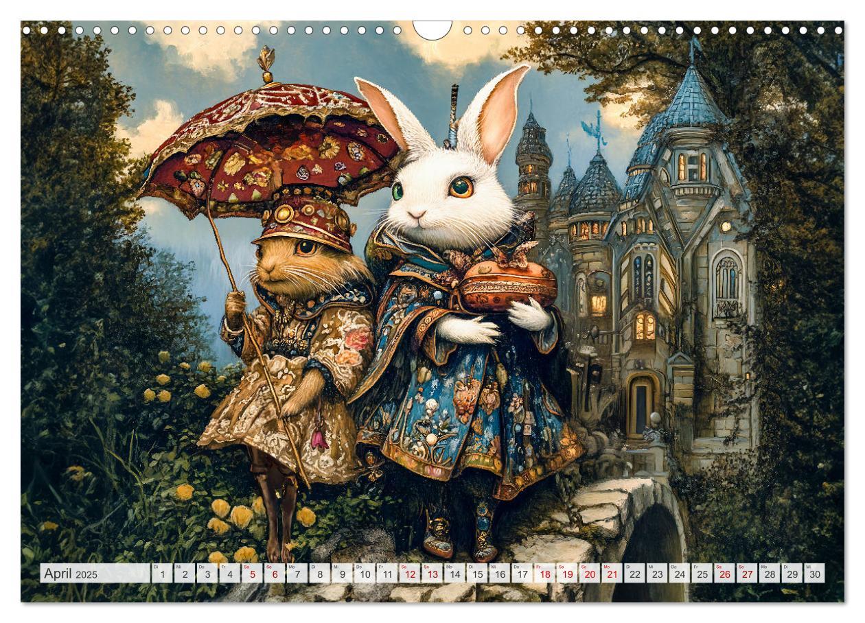 Bild: 9783457217832 | Magische Wesen im Zauberland - Fantasie-Tiere im Steampunk-Kalender...